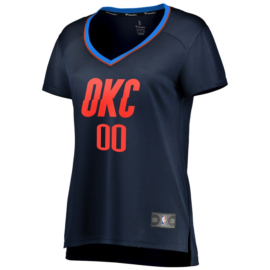 Alternative view of Fanatics OKC Thunder Navy Custom Jersey - Personalized