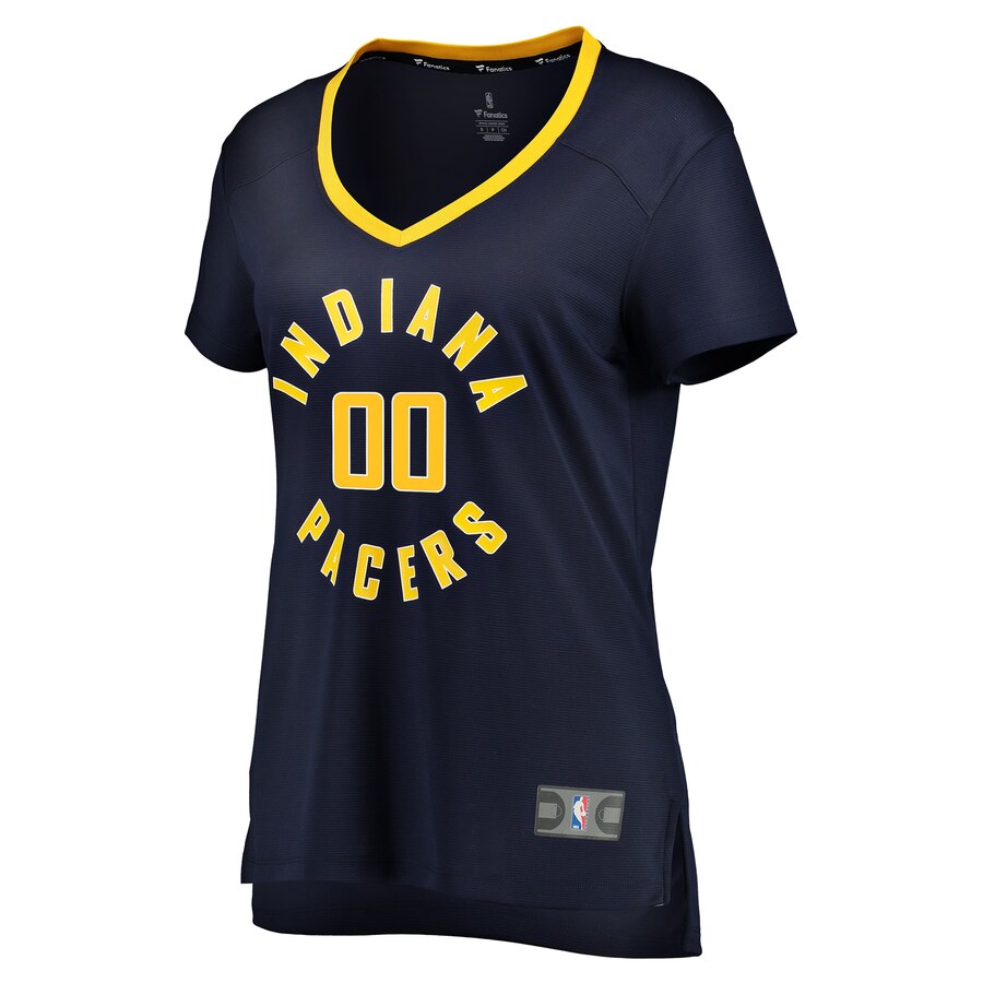 Alternative view of Fanatics Pacers Navy Women’s Jersey - Custom Edition
