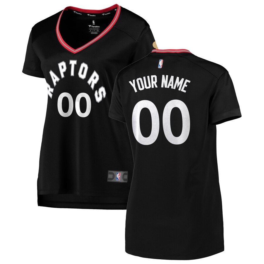 fanatics Raptors Black Custom Jersey - Raptors Black Custom Jersey