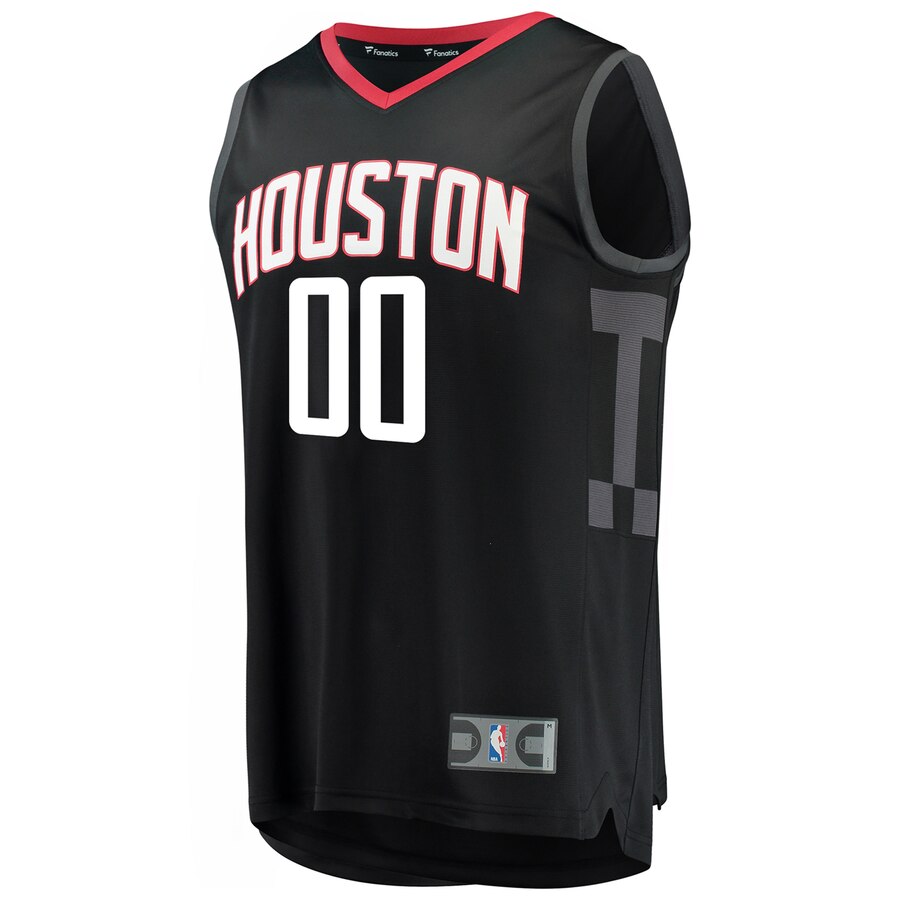 Alternative view of Fanatics Rockets Black Custom Jersey - Personalized Edition
