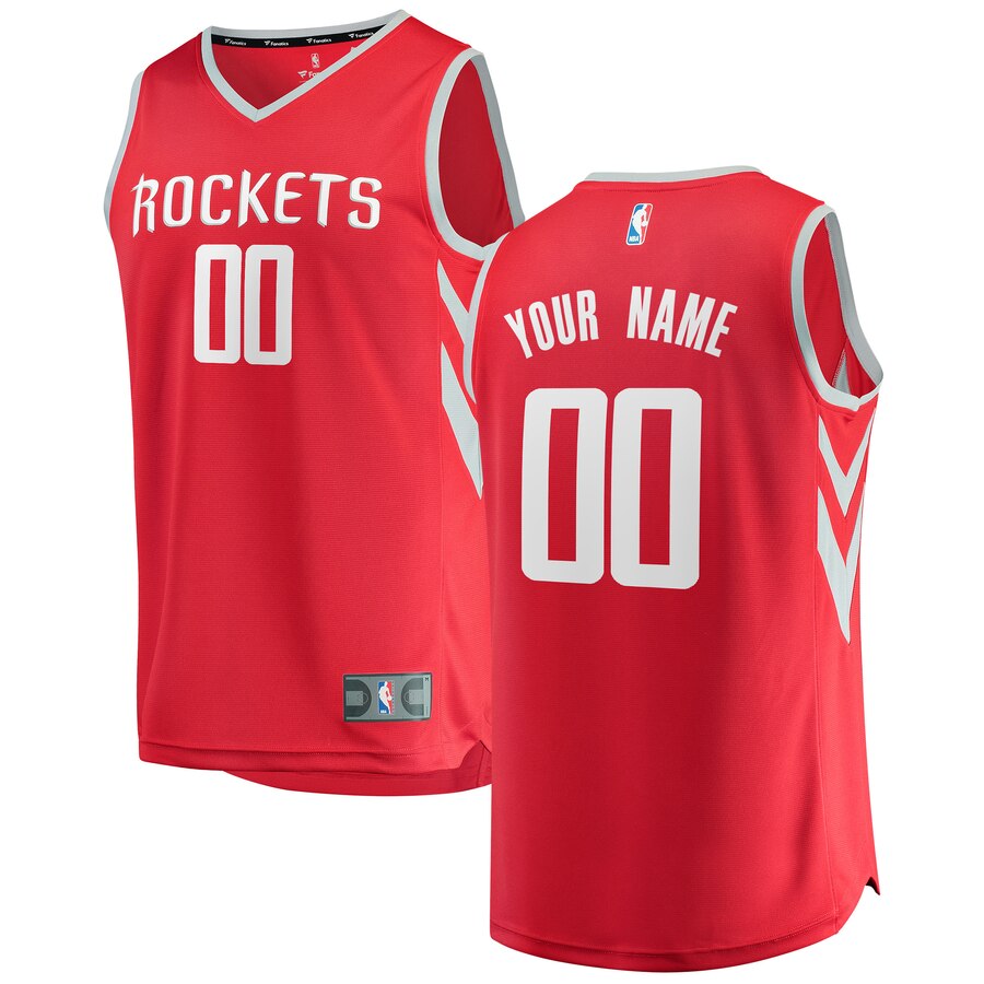 Fanatics Rockets Red Custom Jersey - Personalized Edition