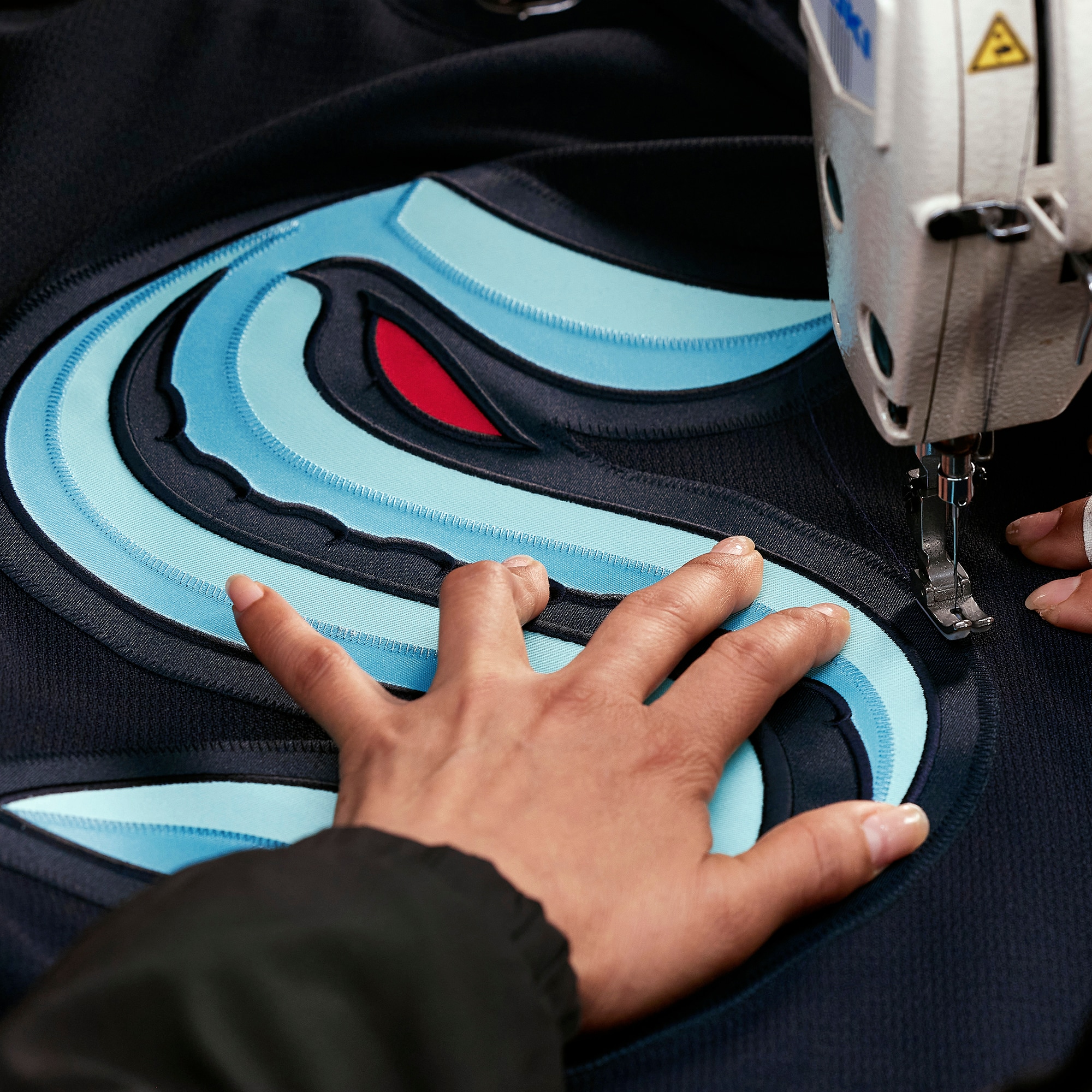 Alternative view of Fanatics Seattle Kraken Ultimate Navy Authentic Pro Jersey 2024