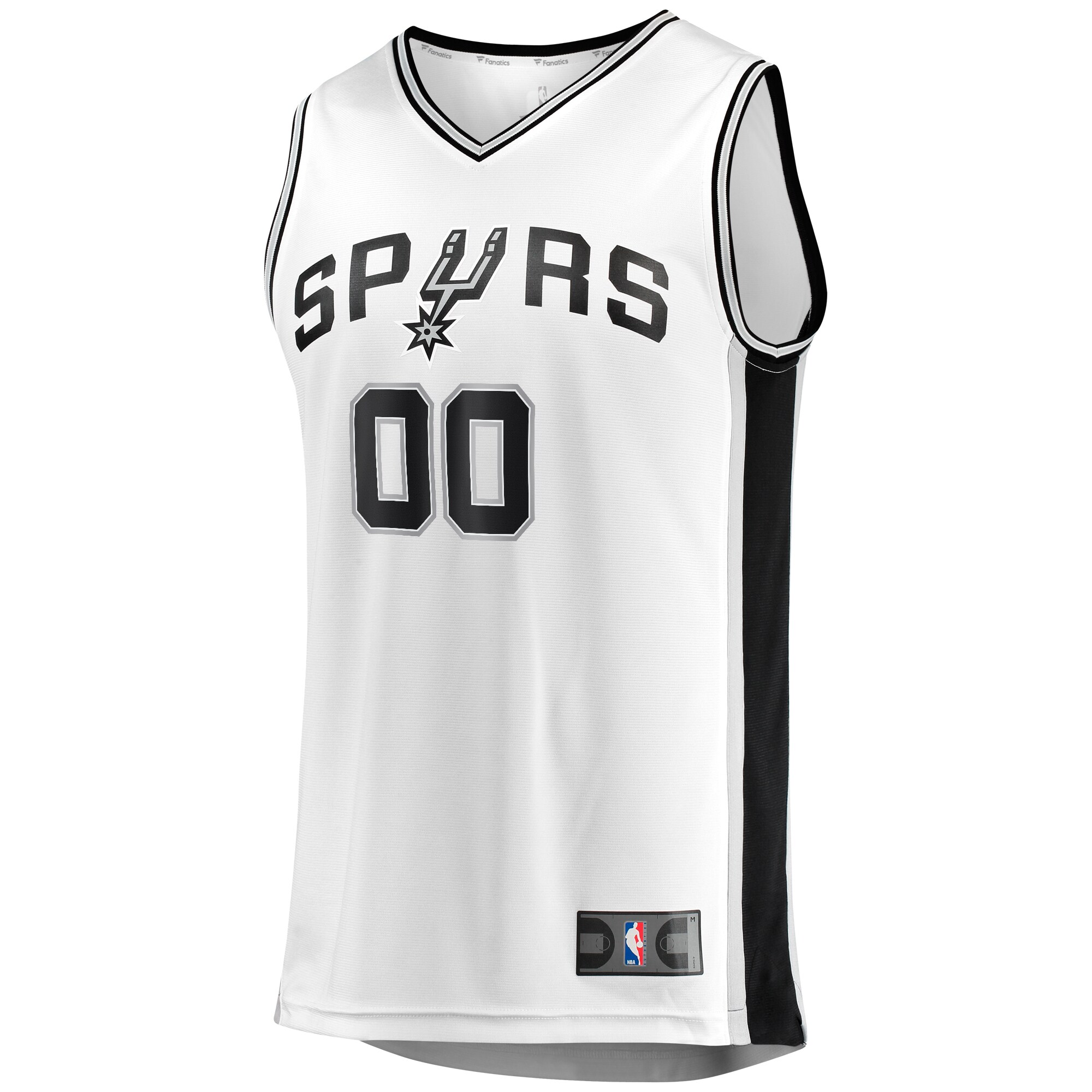 Alternative view of Fanatics Spurs White Custom Jersey - Personalize Yours!