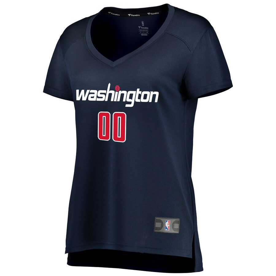 Alternative view of Fanatics Wizards Navy Custom Jersey - Women’s V-Neck