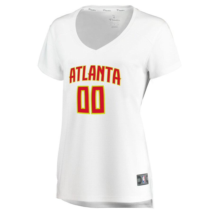 Alternative view of fanatics women Hawks White Custom Jersey - Fanatics Hawks White Custom