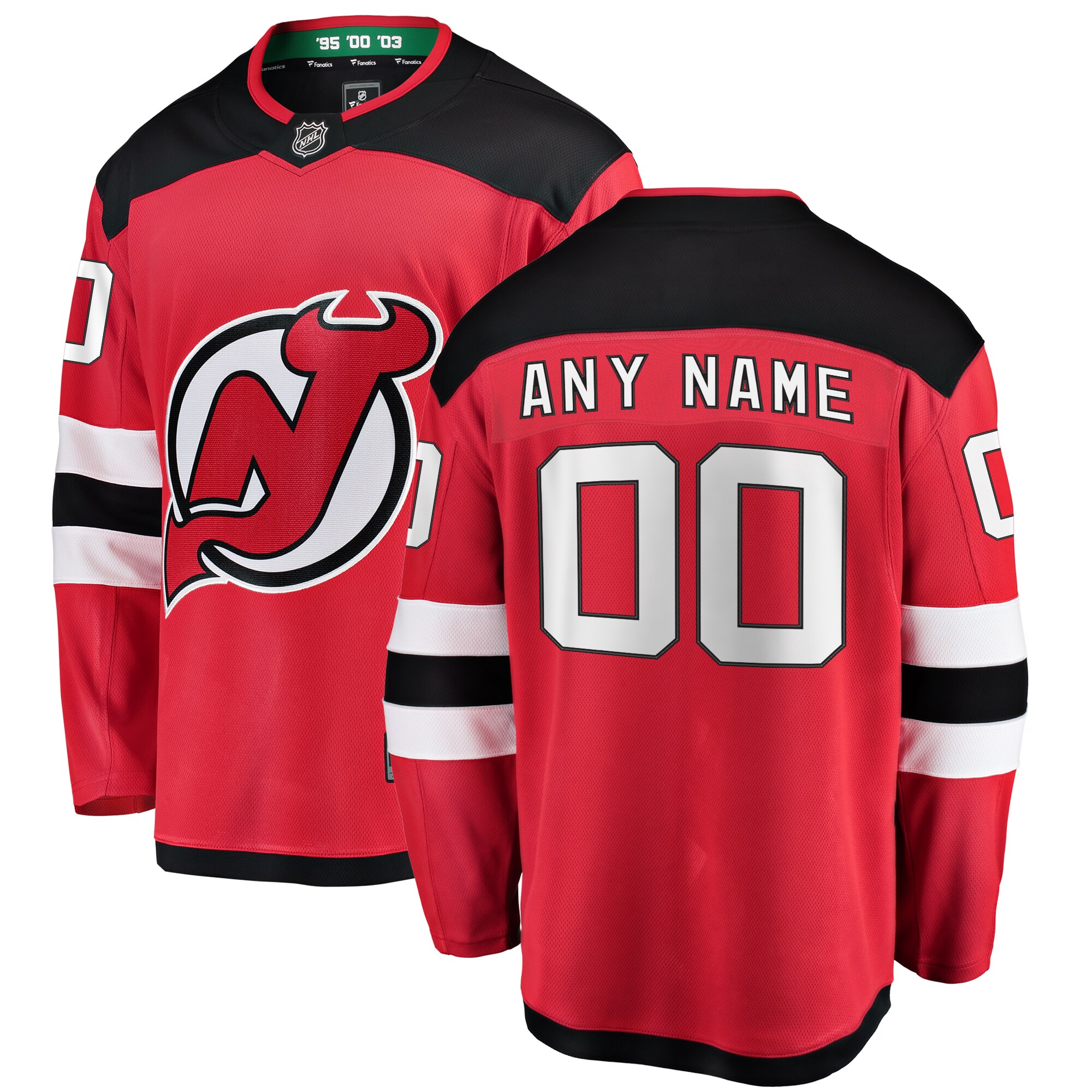 Fanatics Youth Devils Custom Jersey - Ultimate 100% Authentic NHL Gear