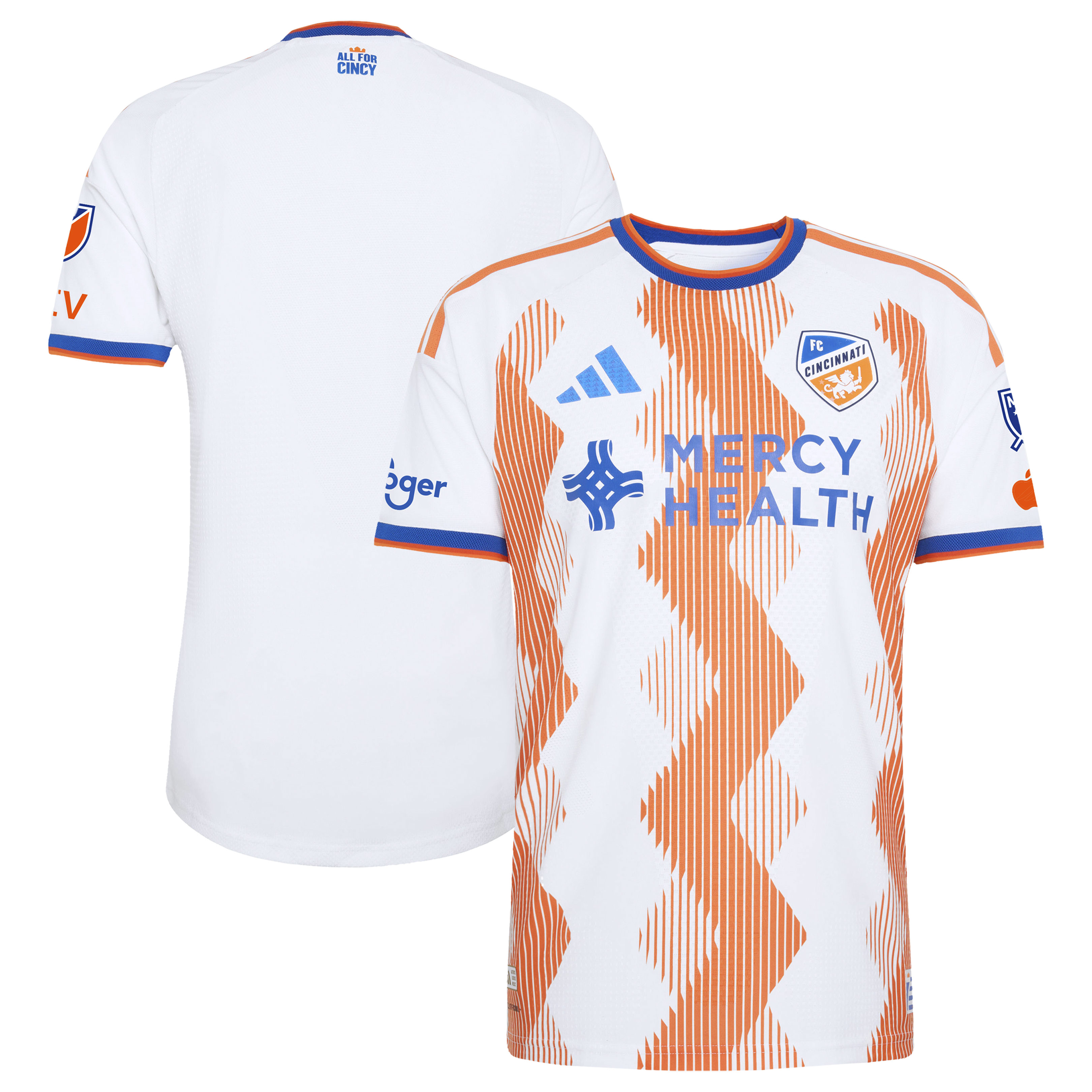 FC Cincinnati 2026 The Seven Hills Kit On-Field Patch Jersey - White