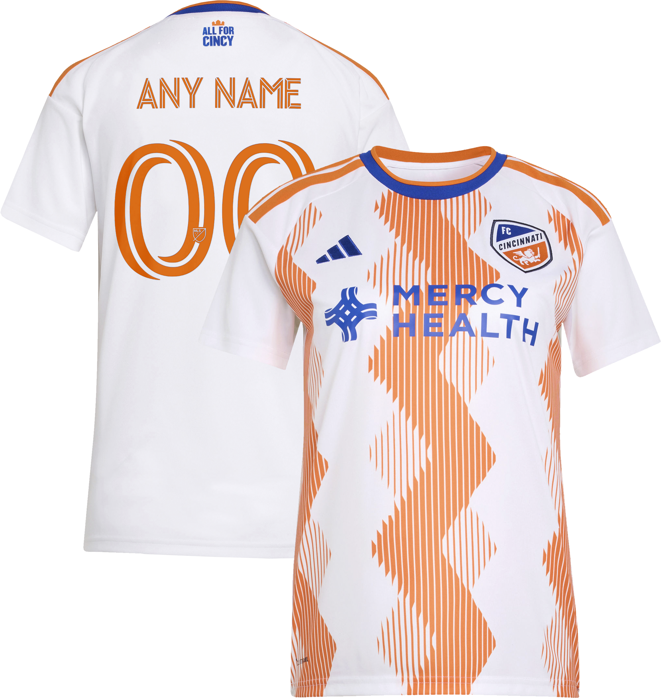 FC Cincinnati Women's 2026 The Seven Hills Kit Custom Jersey - White