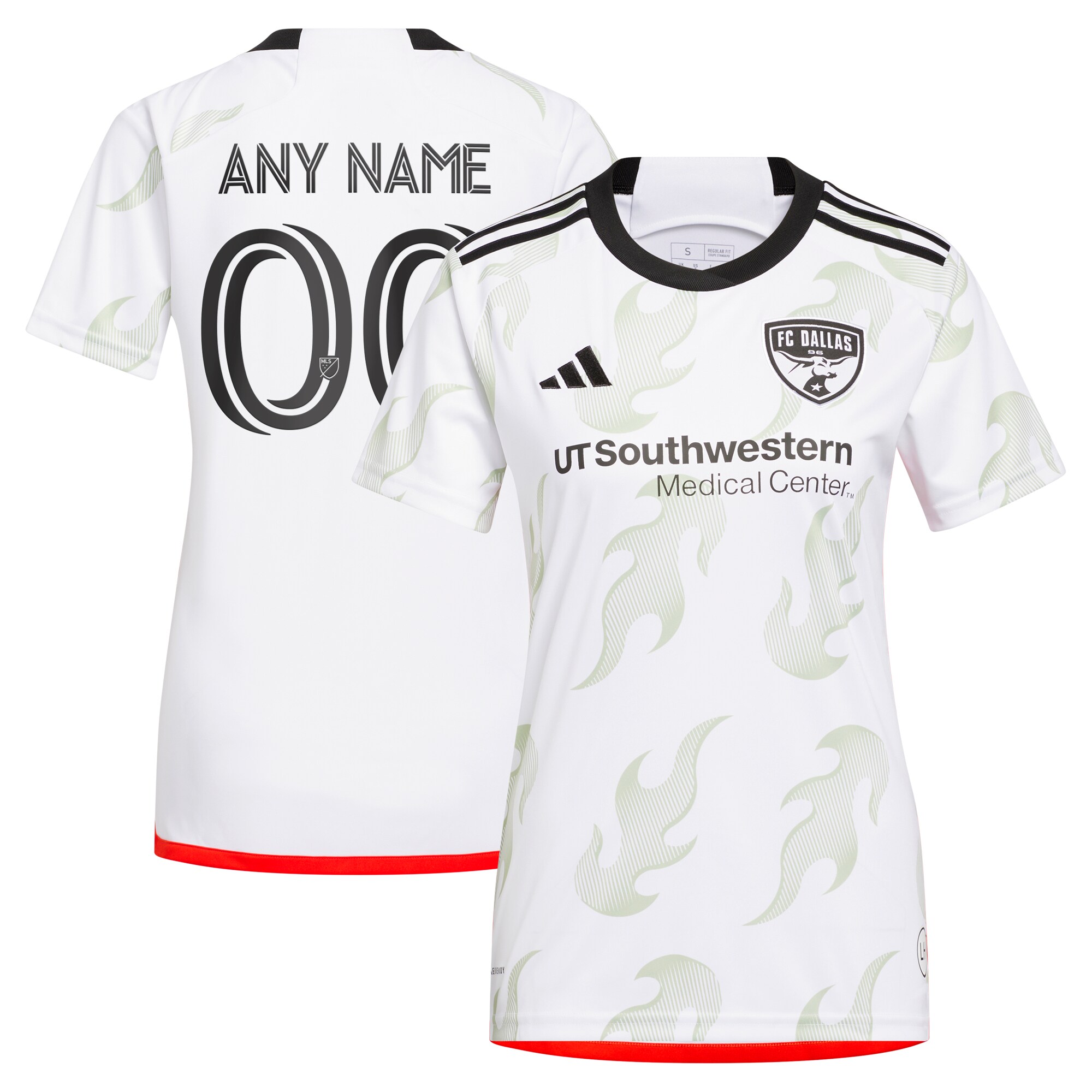 FC Dallas Women's 2023 Burn Baby Burn Custom Jersey - White