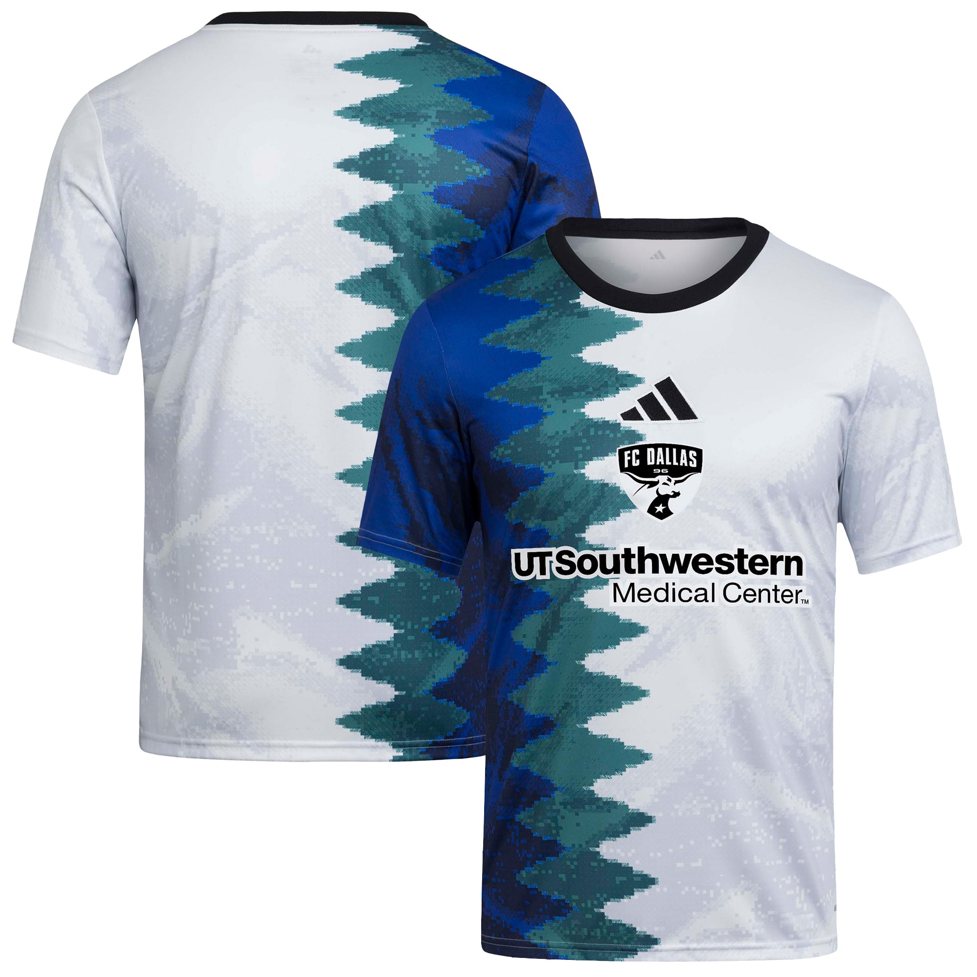 FC Dallas Youth 2025 Gaming AEROREADY Pre-Match Top - White