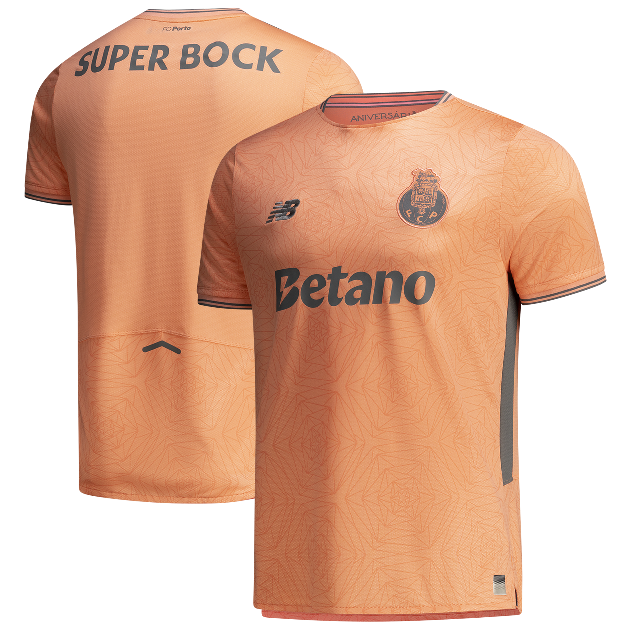 FC Porto New Balance 2025/26 Away Jersey - Orange
