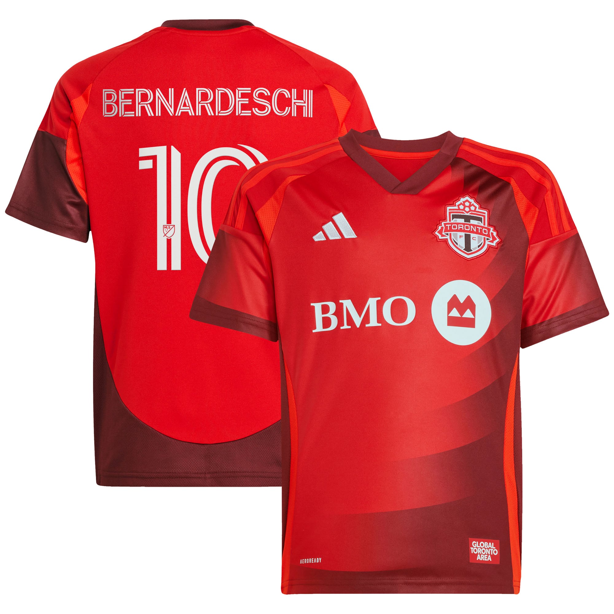 Federico Bernardeschi Toronto FC Youth 2025 Club Kit Player Jersey - Red