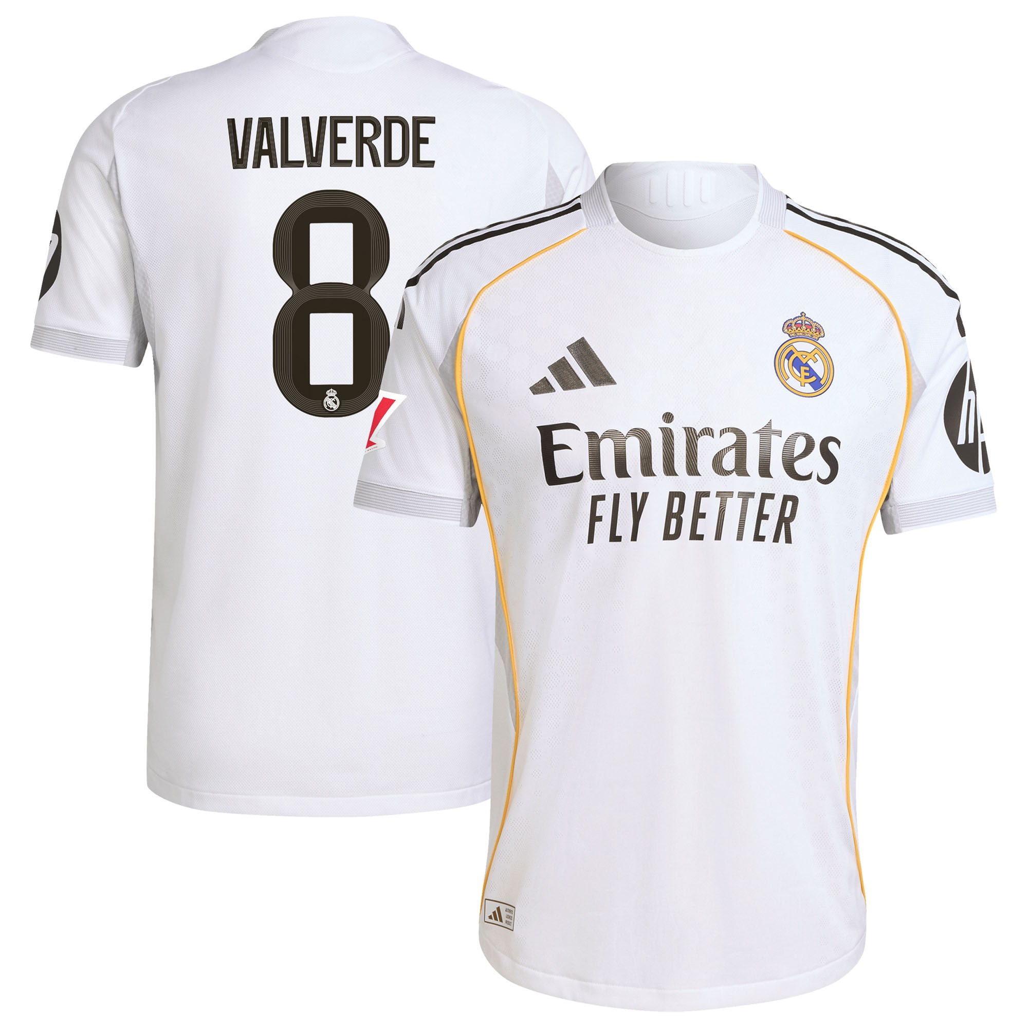 Federico Valverde Real Madrid 2025/26 Home Jersey - White