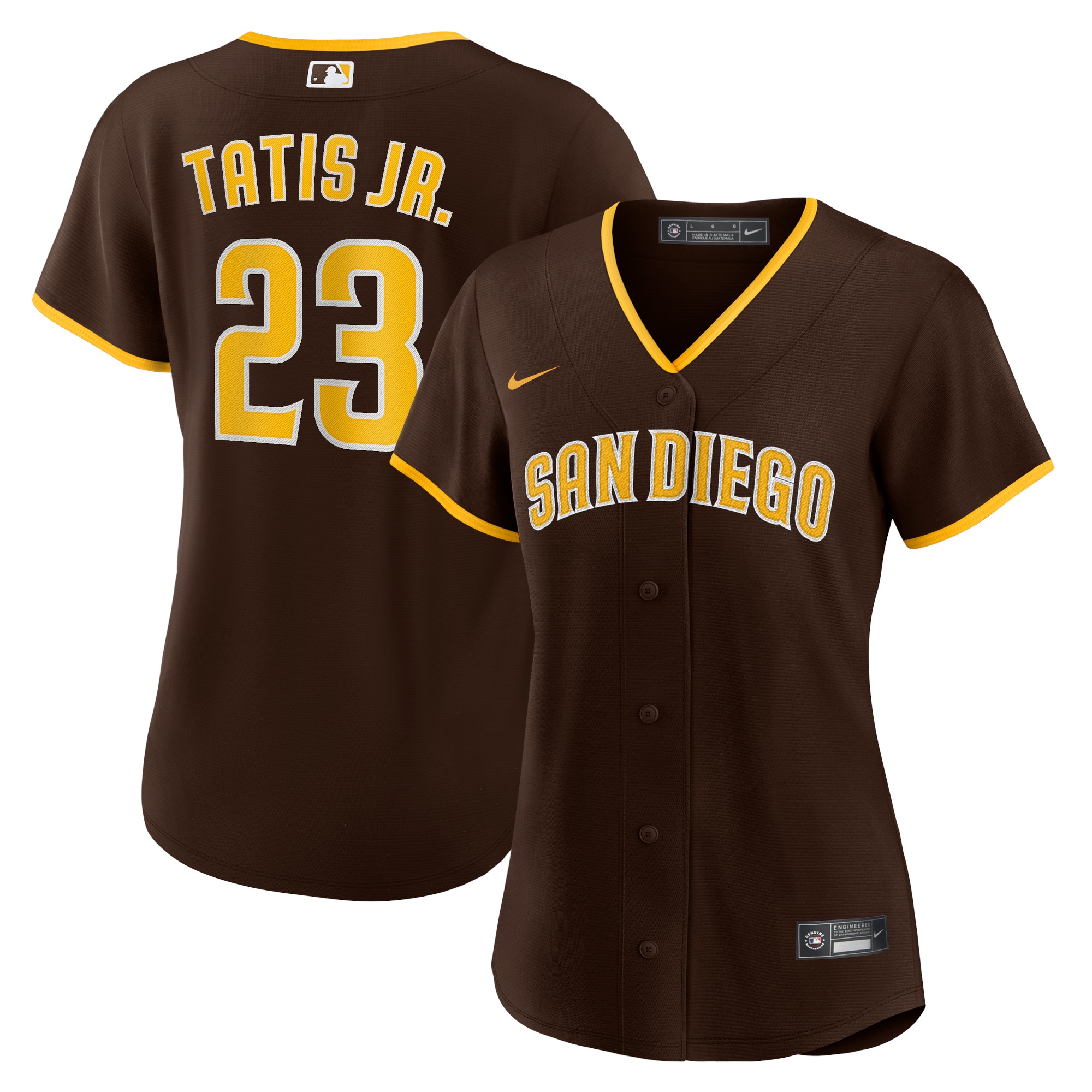 Fernando Tatís Jr. San Diego Padres Women's Road Player Jersey - Brown