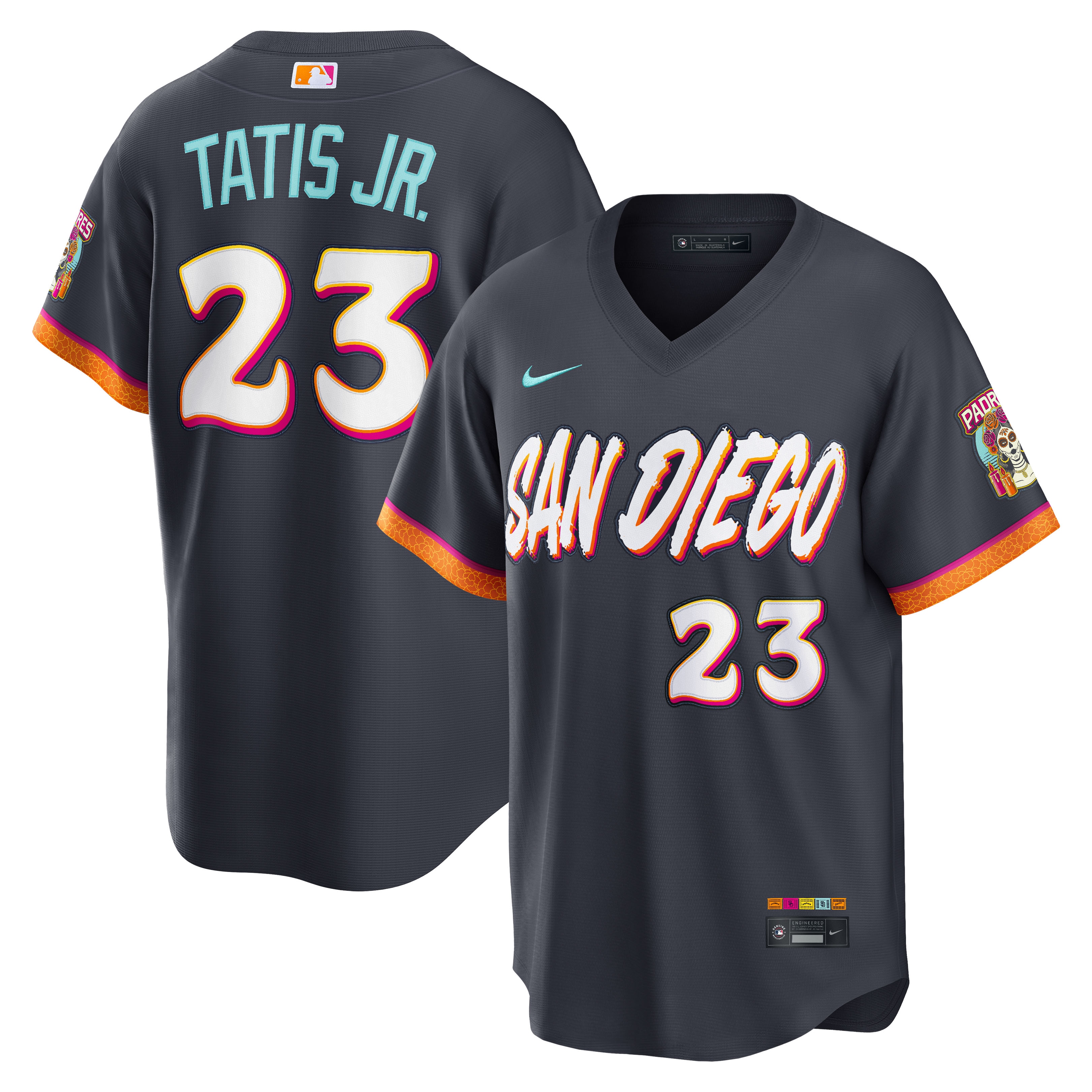 Fernando Tatis Jr. San Diego Padres 2026 City Connect Stadium Jersey - Obsidian