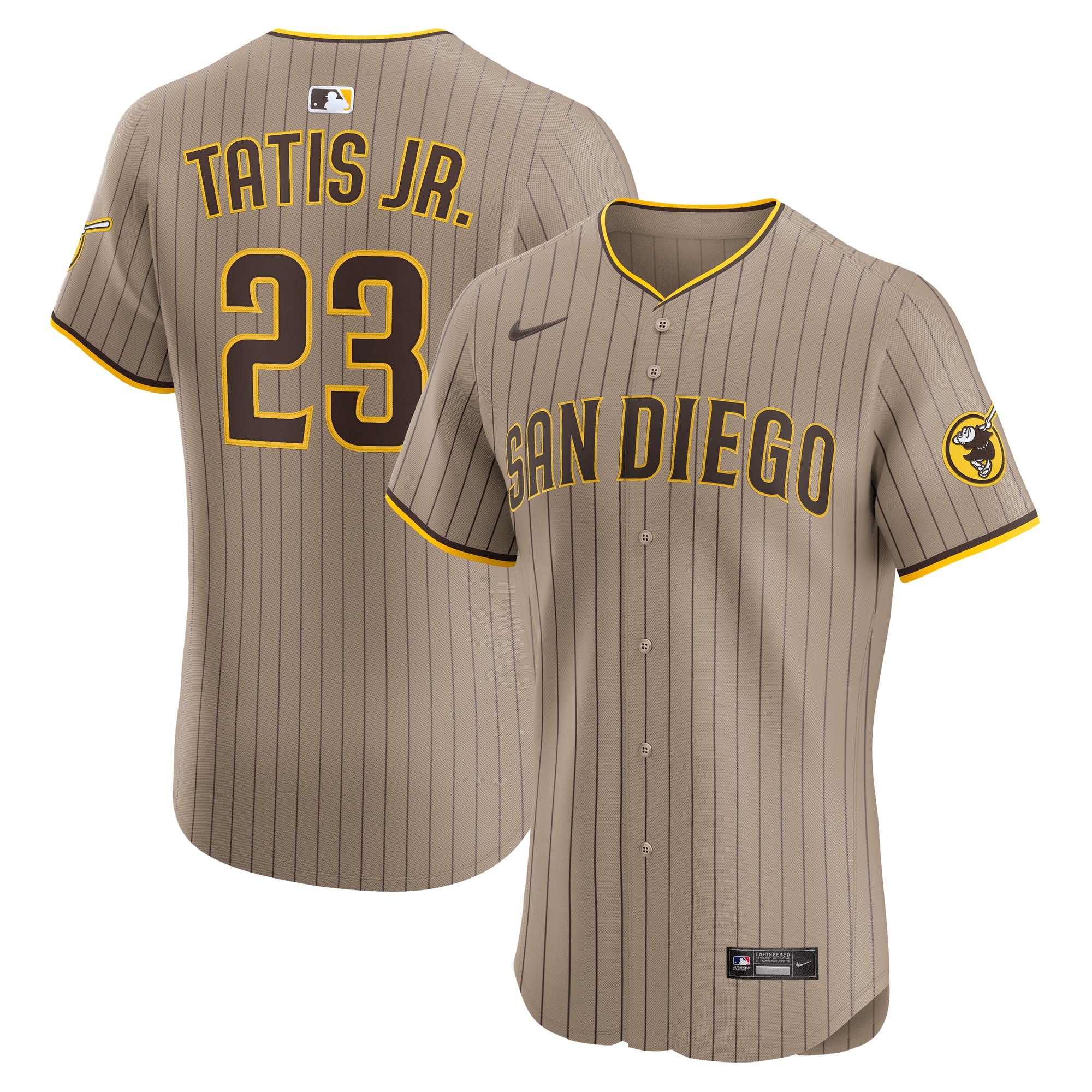 Fernando Tatis Jr. San Diego Padres Alternate Elite Jersey - Sand