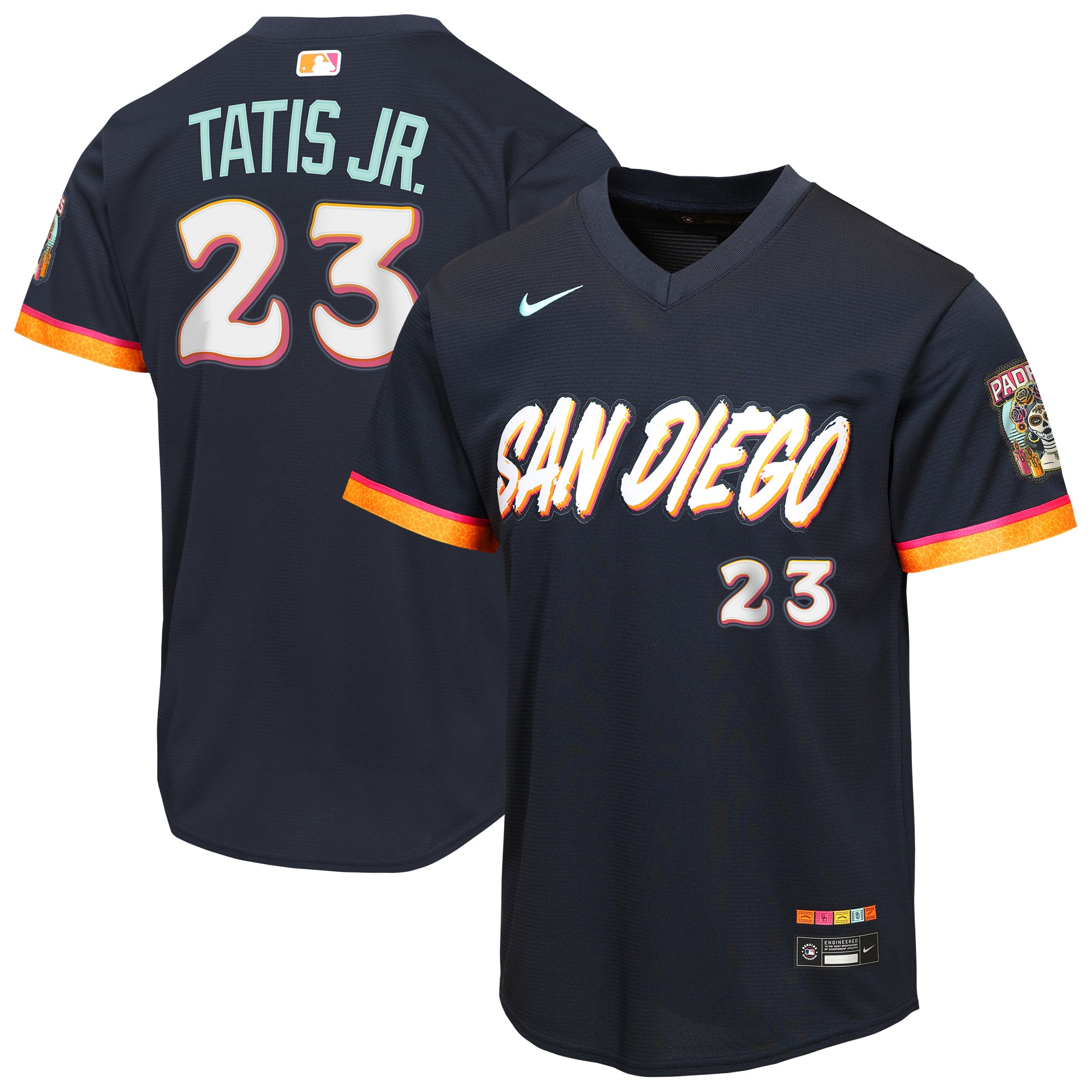 Fernando Tatis Jr. San Diego Padres Youth 2026 City Connect Stadium Jersey - Obsidian