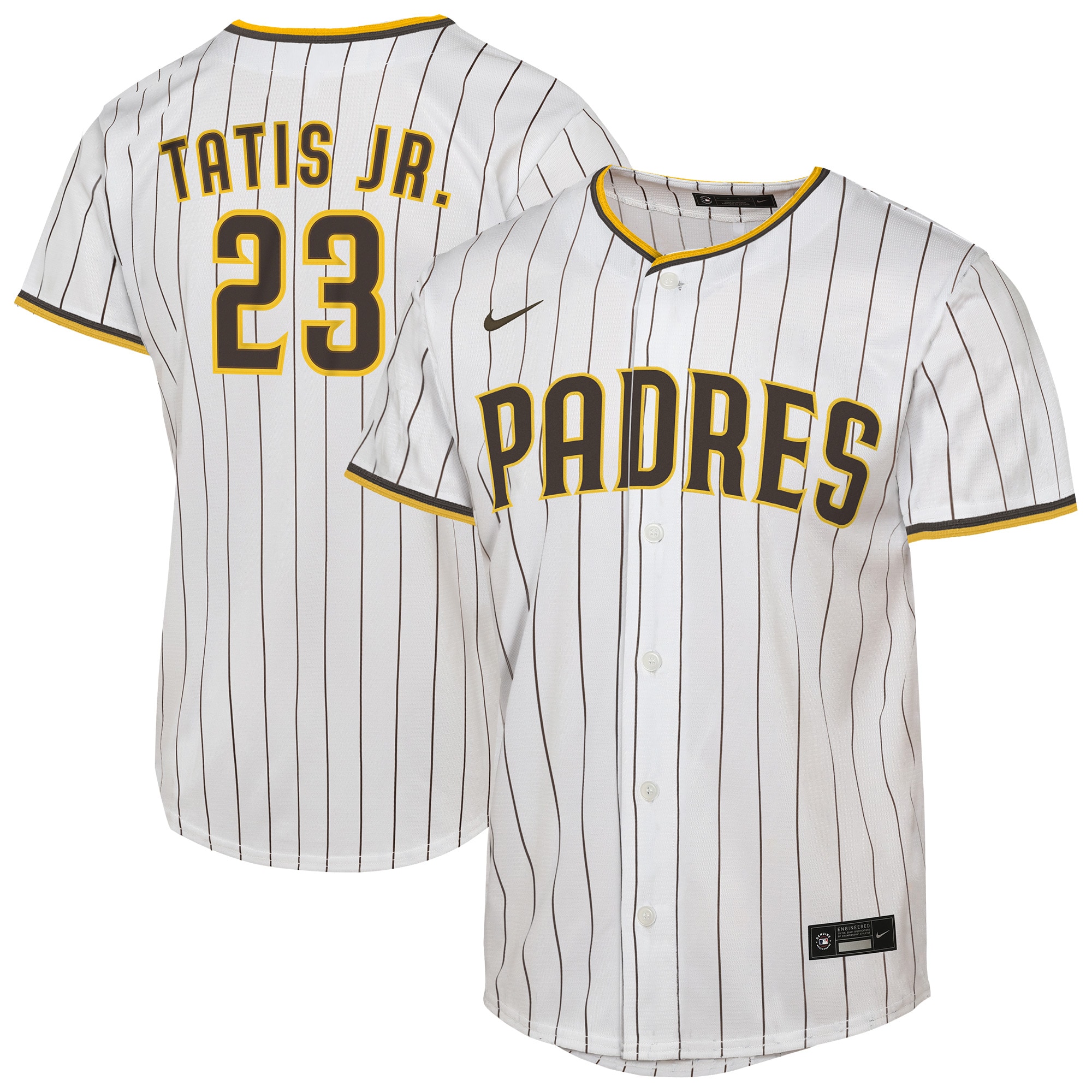 Fernando Tatis Jr. San Diego Padres Youth Home Player Jersey - White
