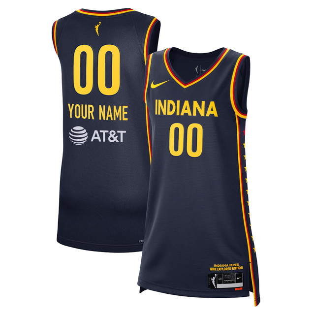 Fever Explorer Navy Jersey Dress - Nike Indiana Fever Explorer Edition