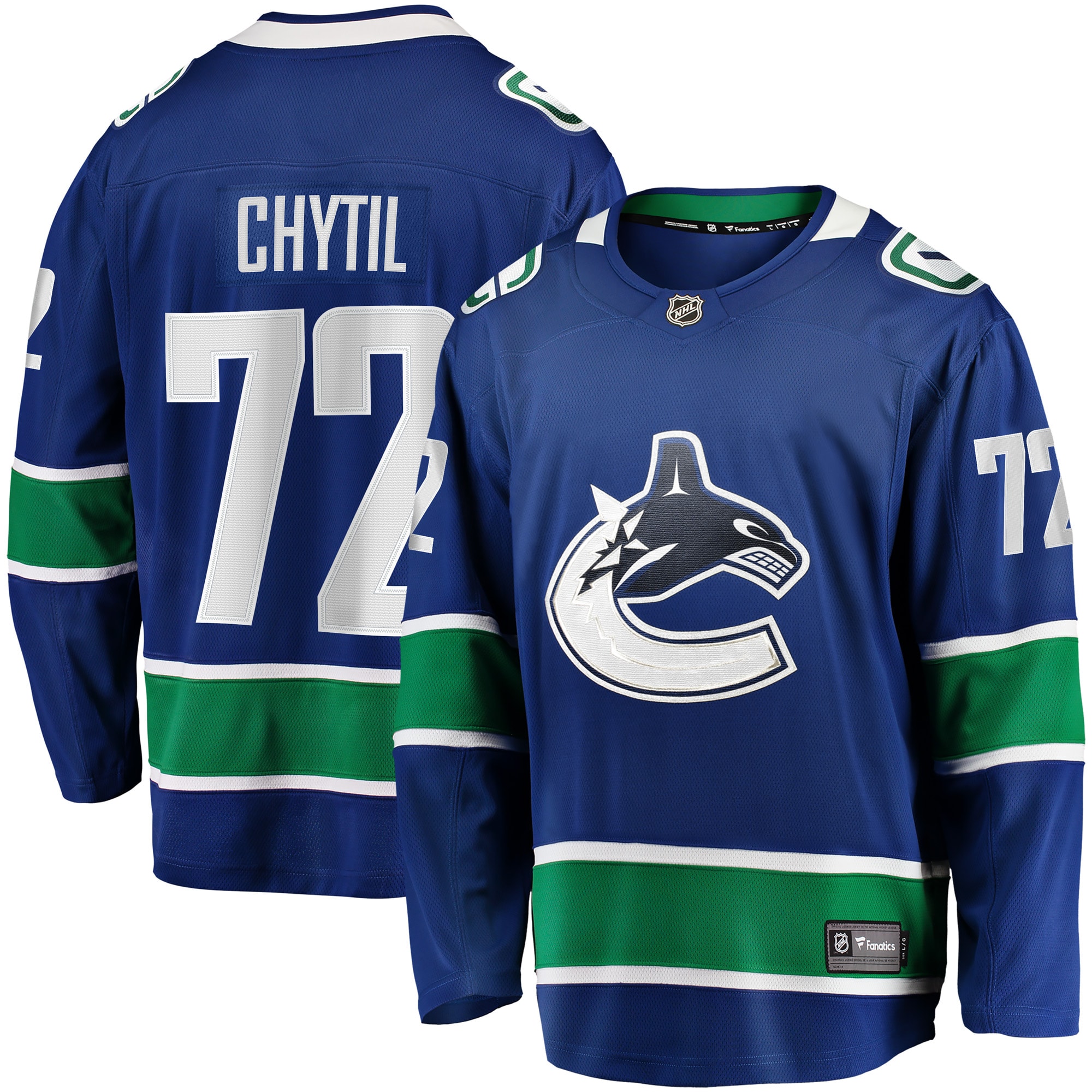 Filip Chytil Vancouver Canucks Fanatics Home Breakaway Jersey - Blue