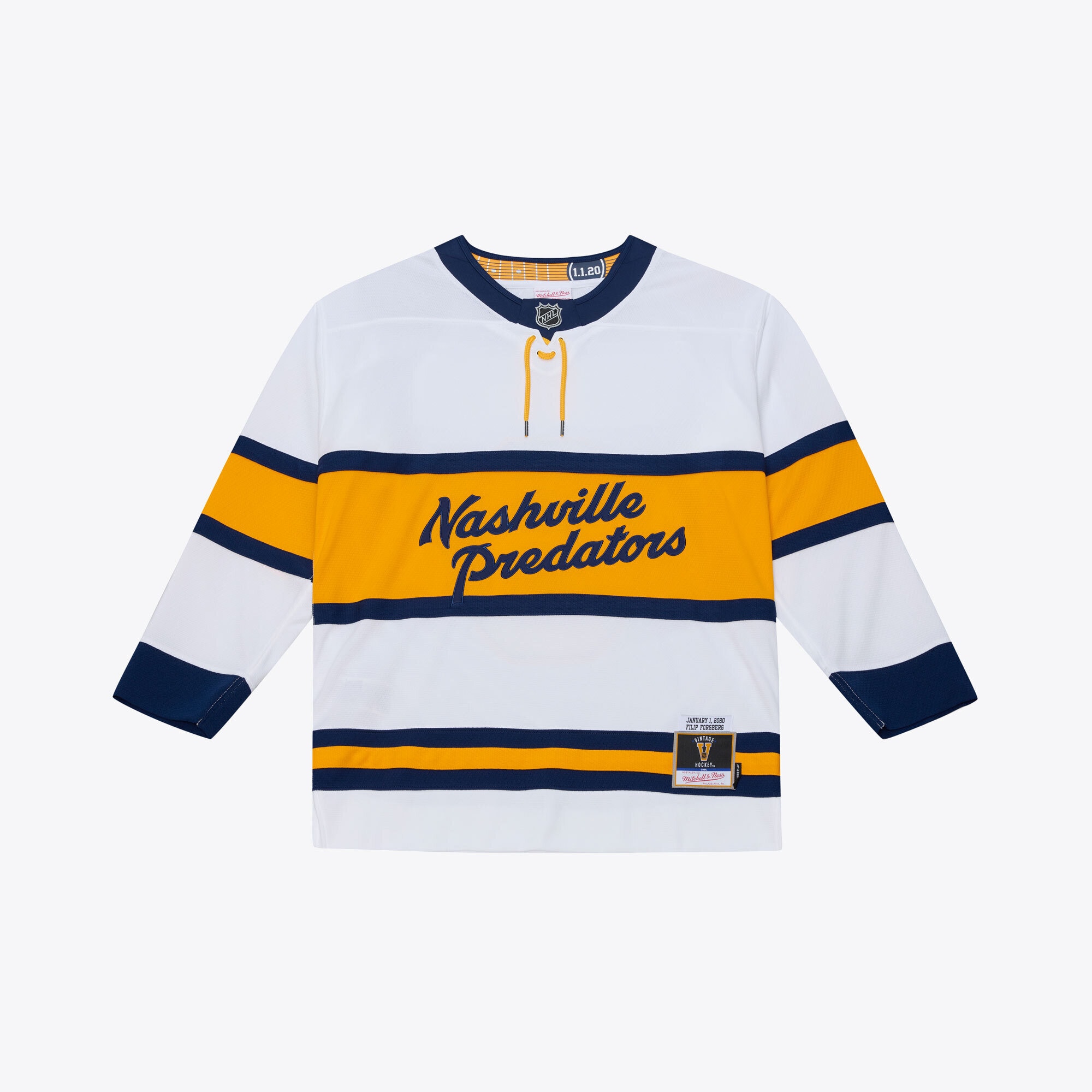 Filip Forsberg Nashville Predators 2020 Power Play Jersey - White