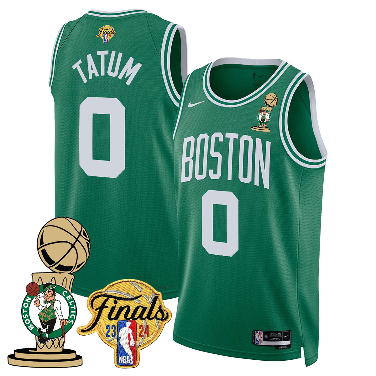 finals Nike Tatum Celtics Green Jersey - Nike Tatum Celtics Green