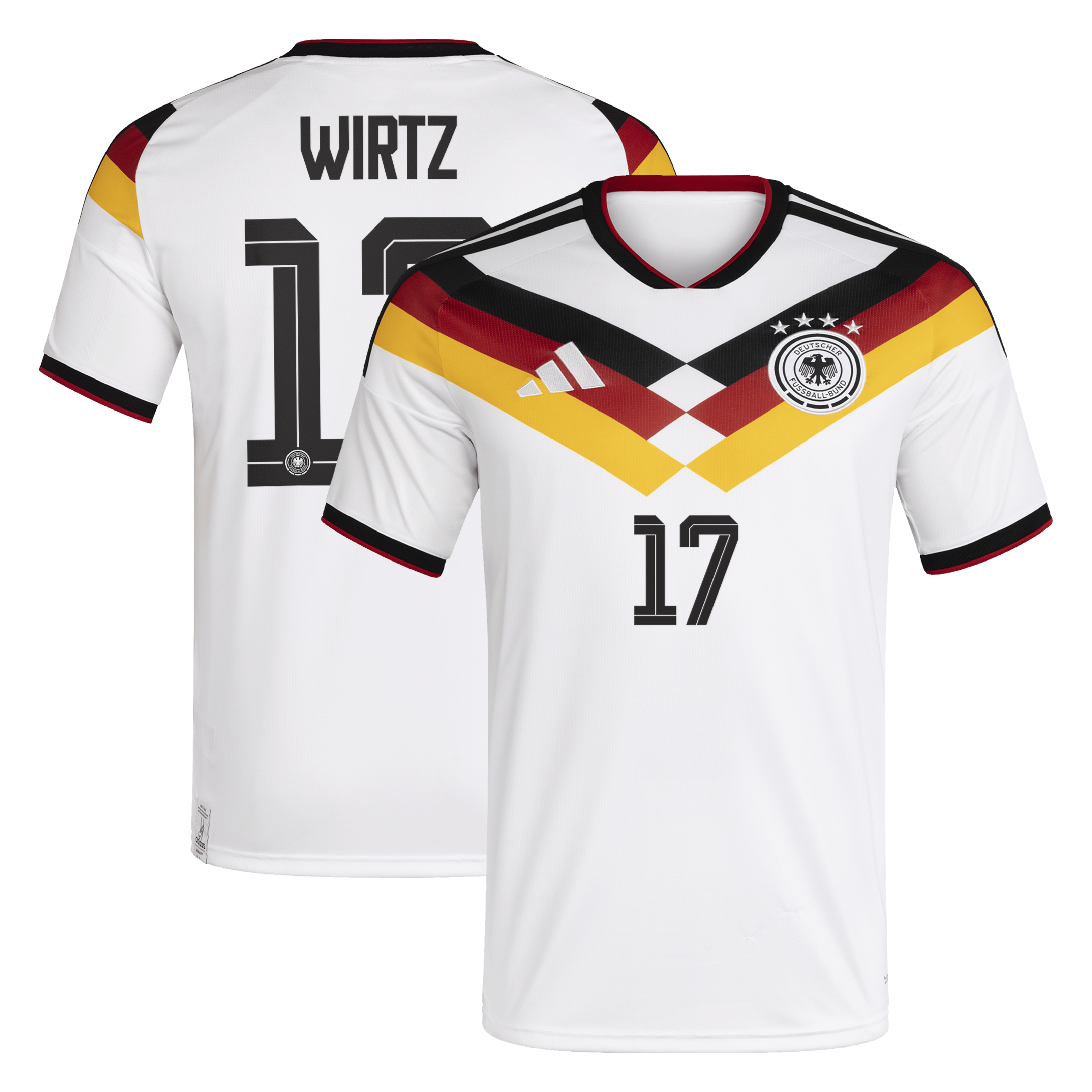 Florian Wirtz Germany National Team 2026 Home Jersey