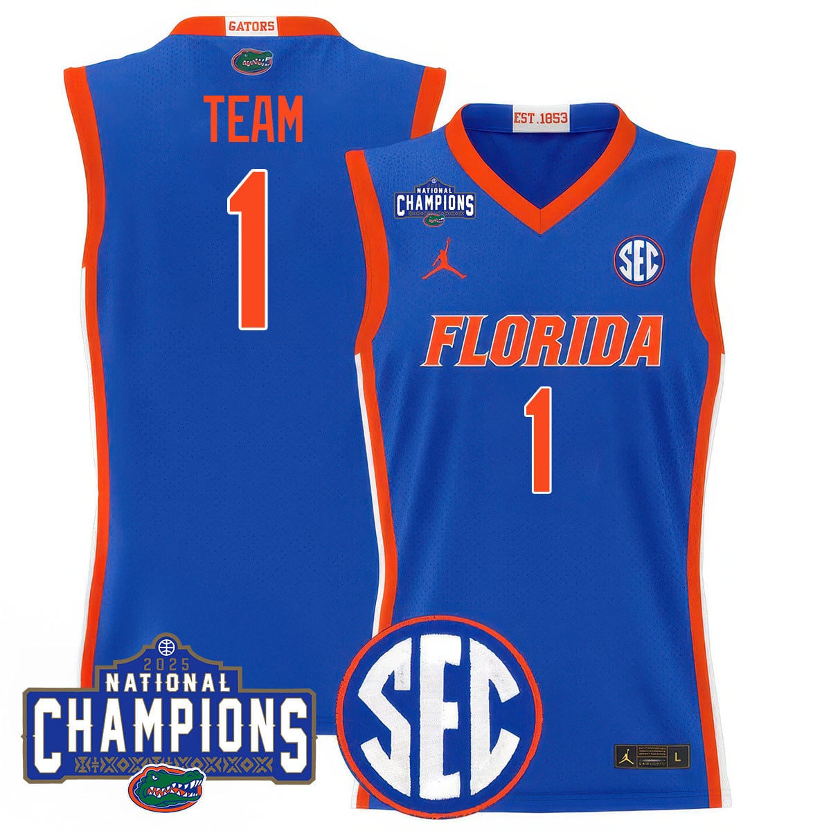 Florida Gators Blue Jersey - Jordan - NCAA Basketball