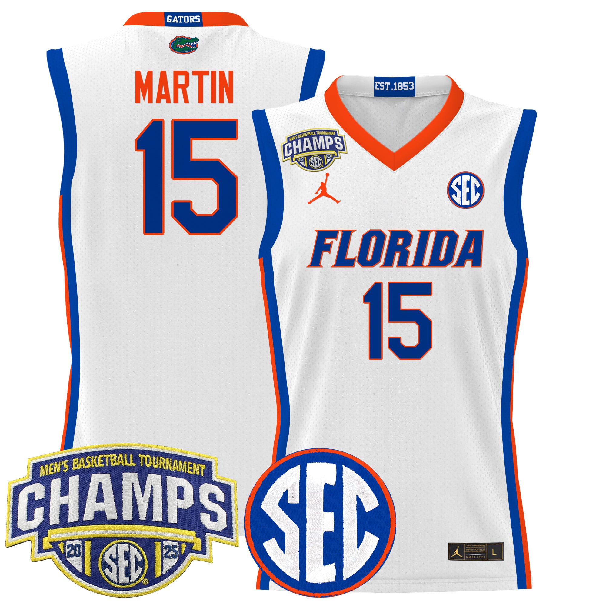 Alternative view of Florida Gators Clayton Jr. Jersey - Jordan Florida Gators Clayton Jr.