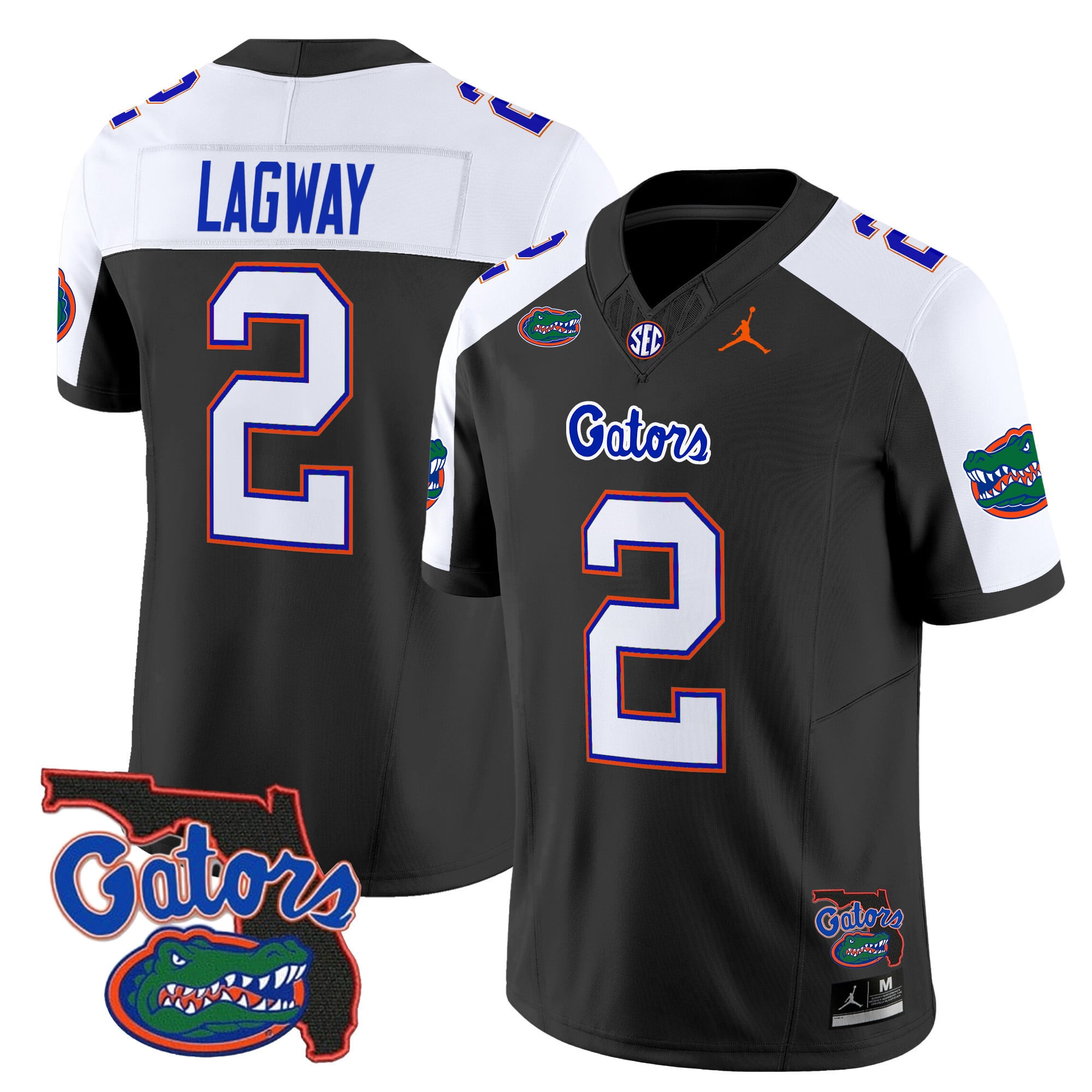 florida Jordan Gators Lagway Black Jersey - Jordan Florida Gators