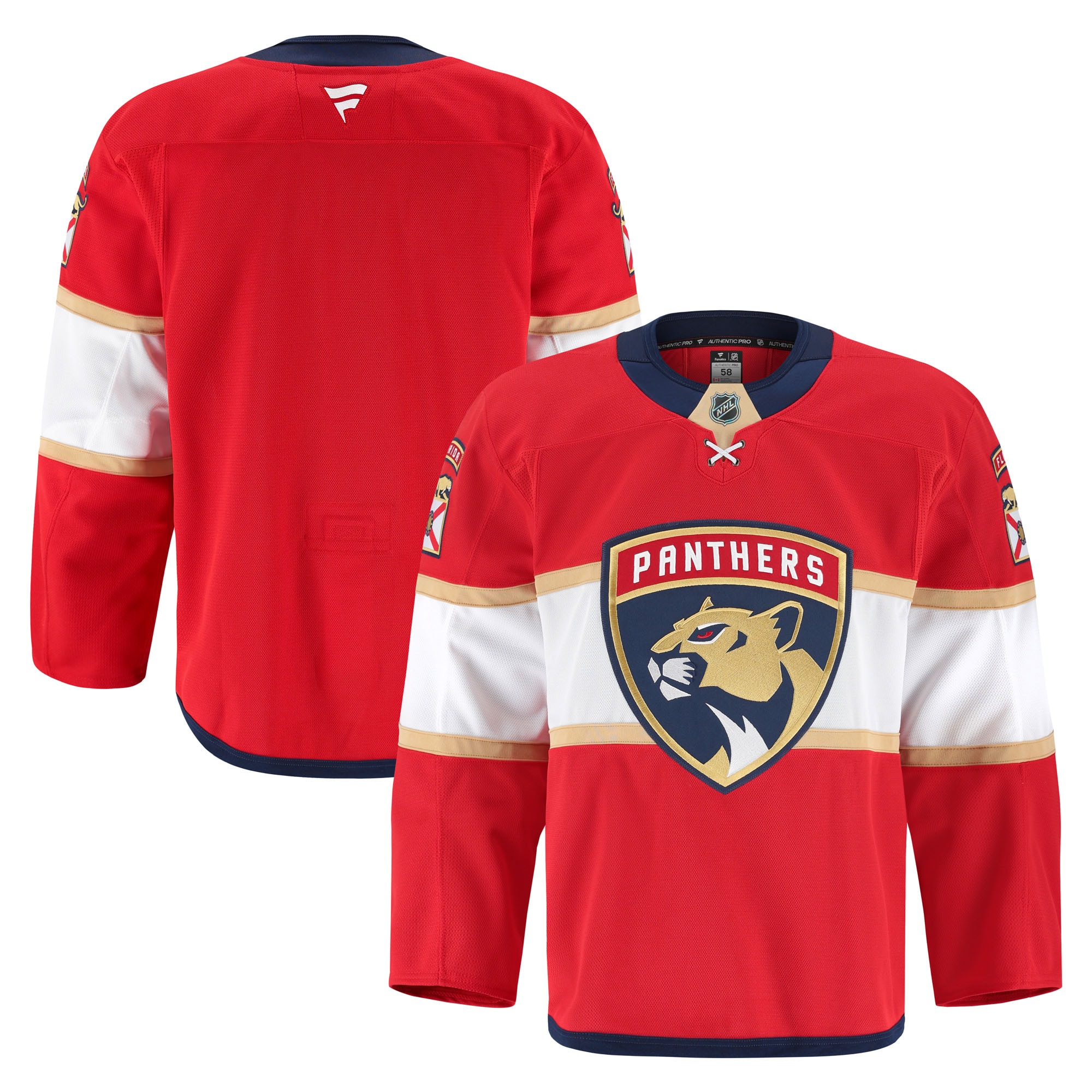 Florida Panthers Fanatics Home Pro Jersey - Red