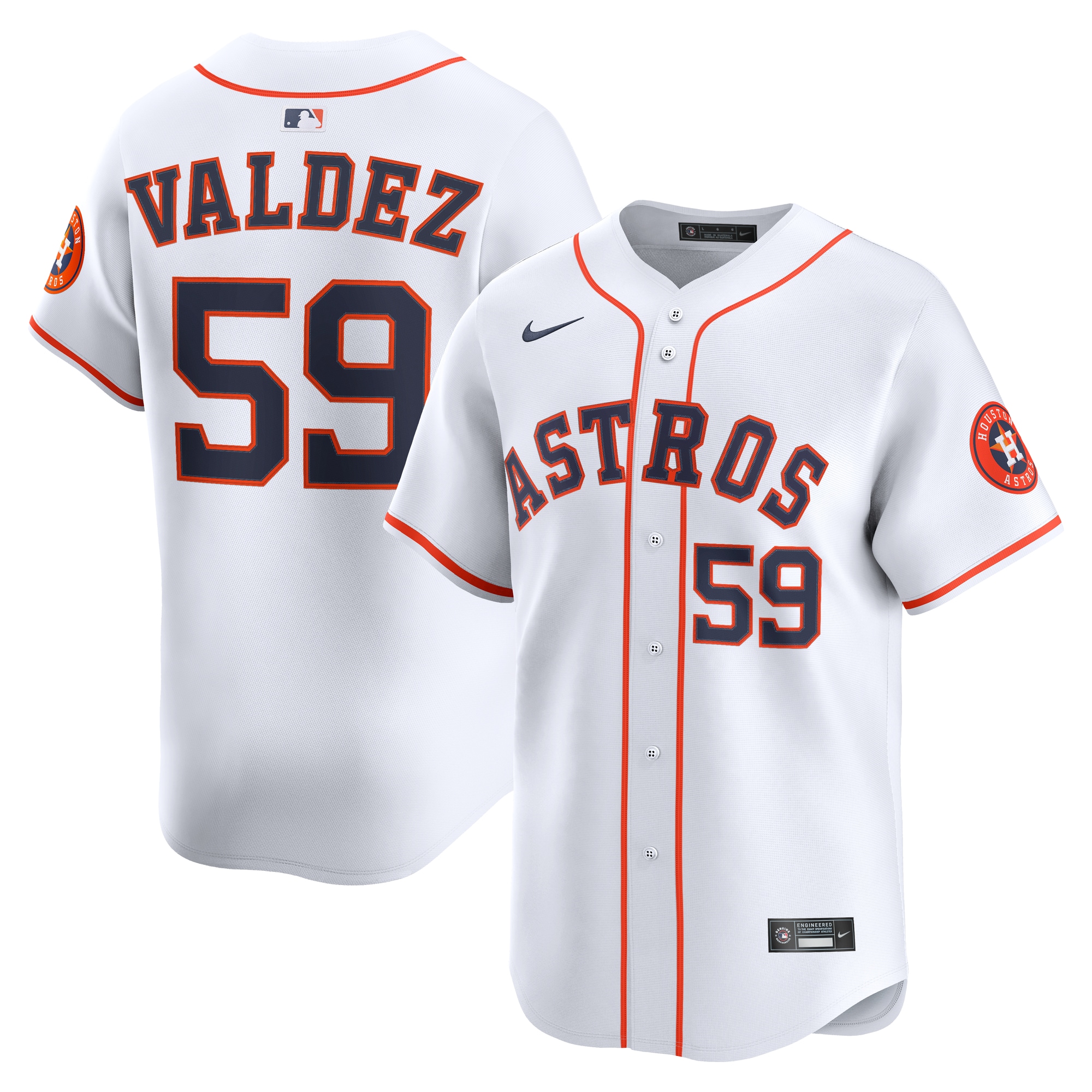 Framber Valdez Houston Astros Home Limited Player Jersey - White