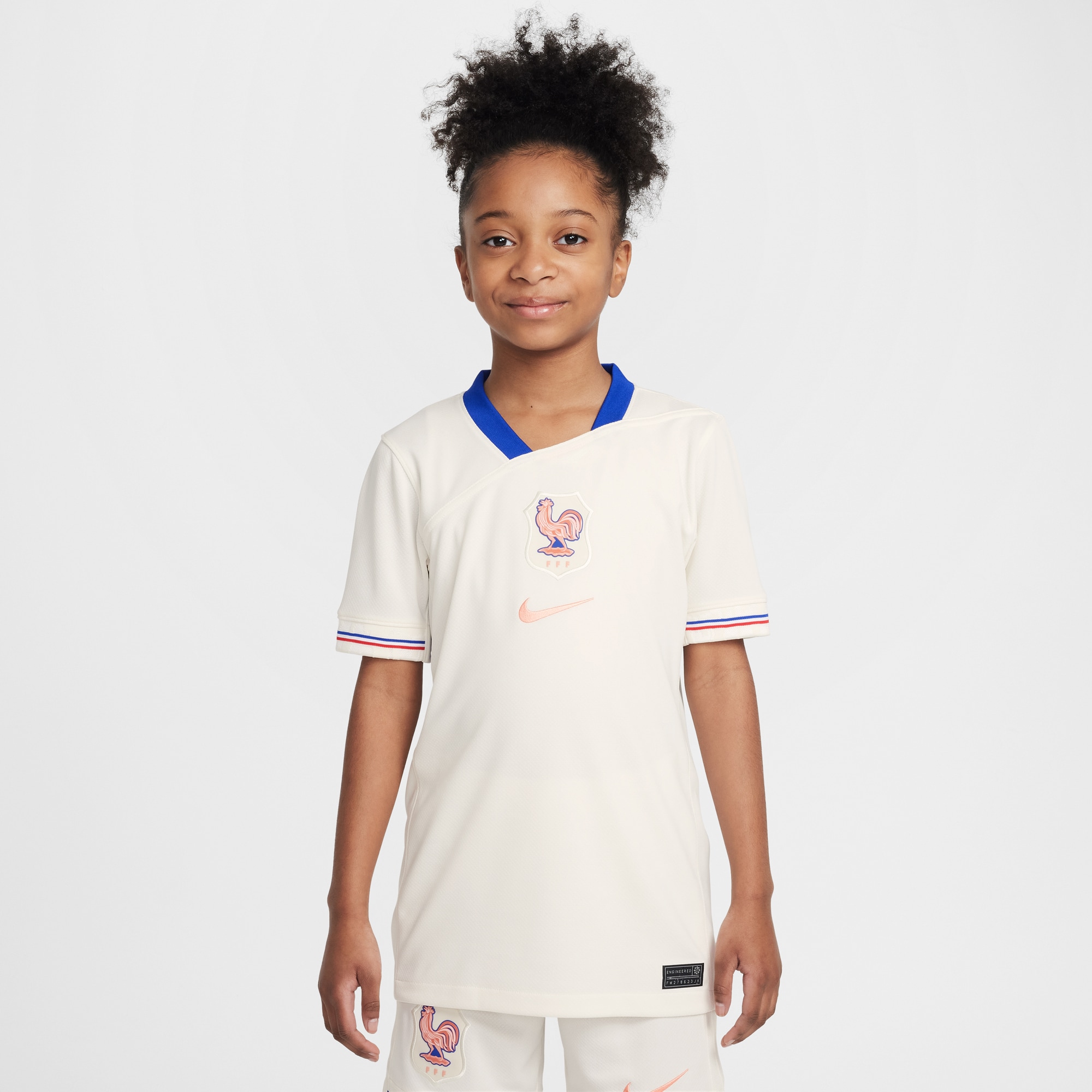 France Women's National Team Youth 2025/26 Away Jersey - Cream