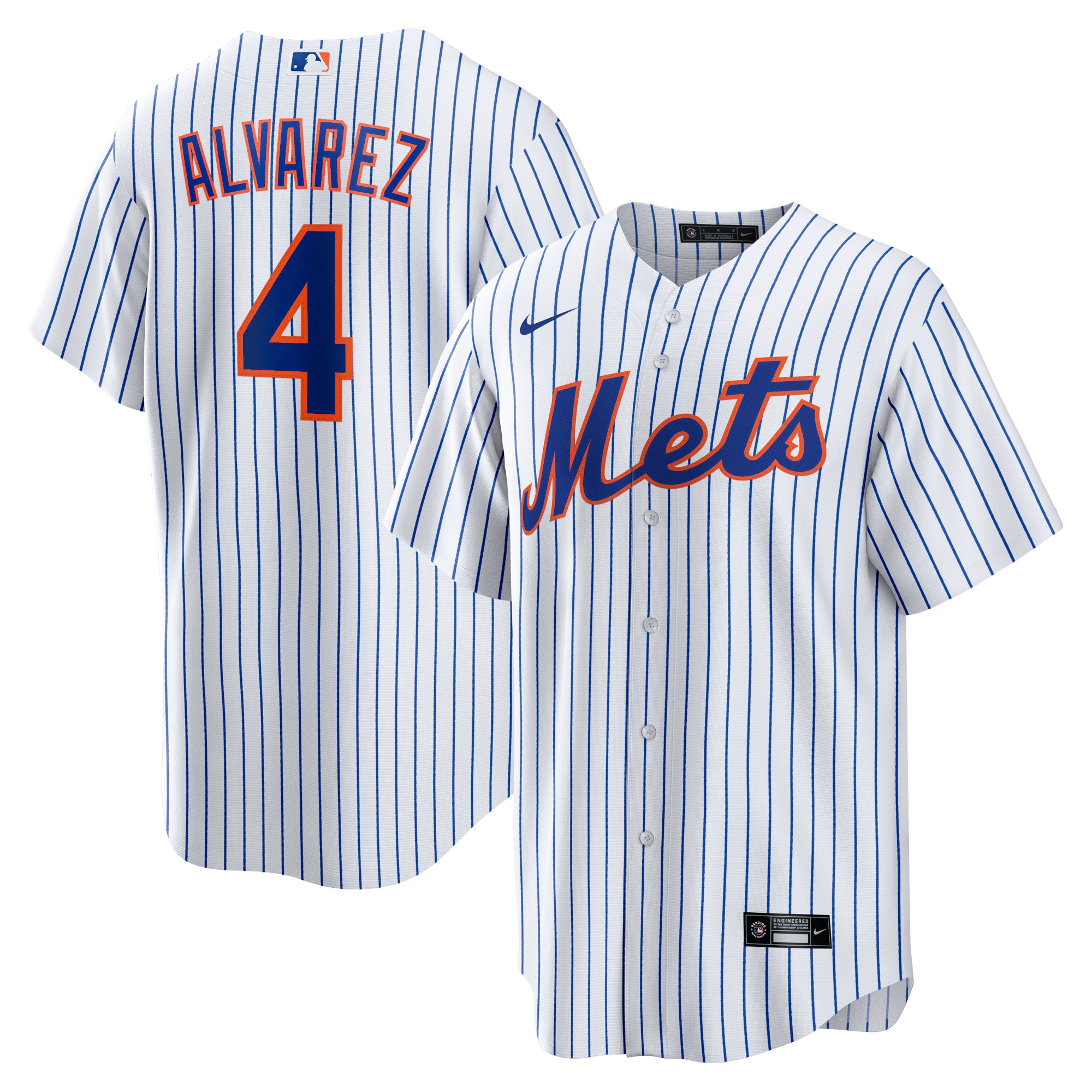 Francisco Alvarez New York Mets Player Jersey - White