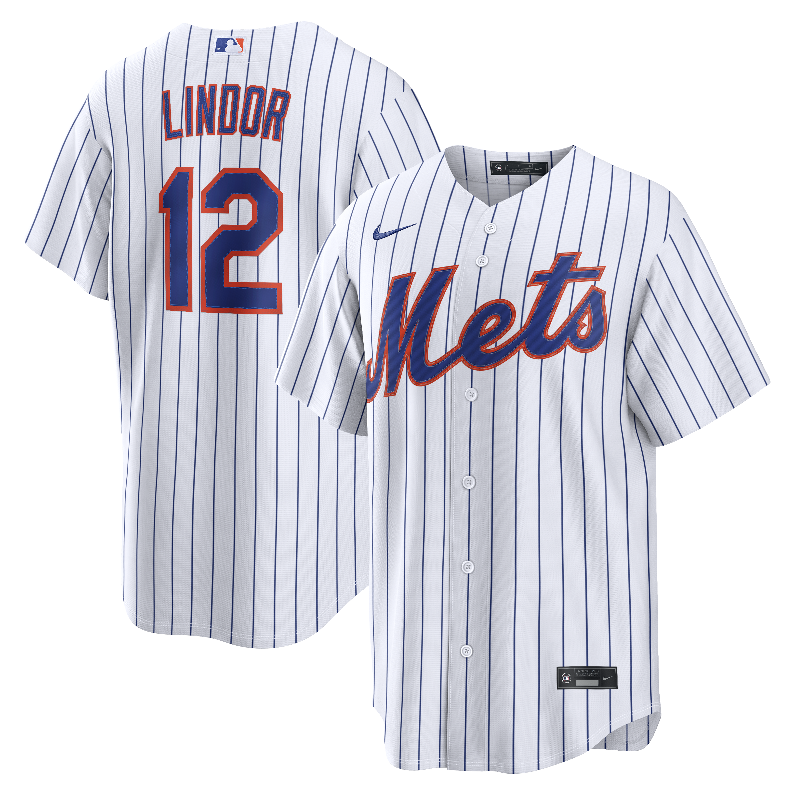 Francisco Lindor New York Mets Home Jersey