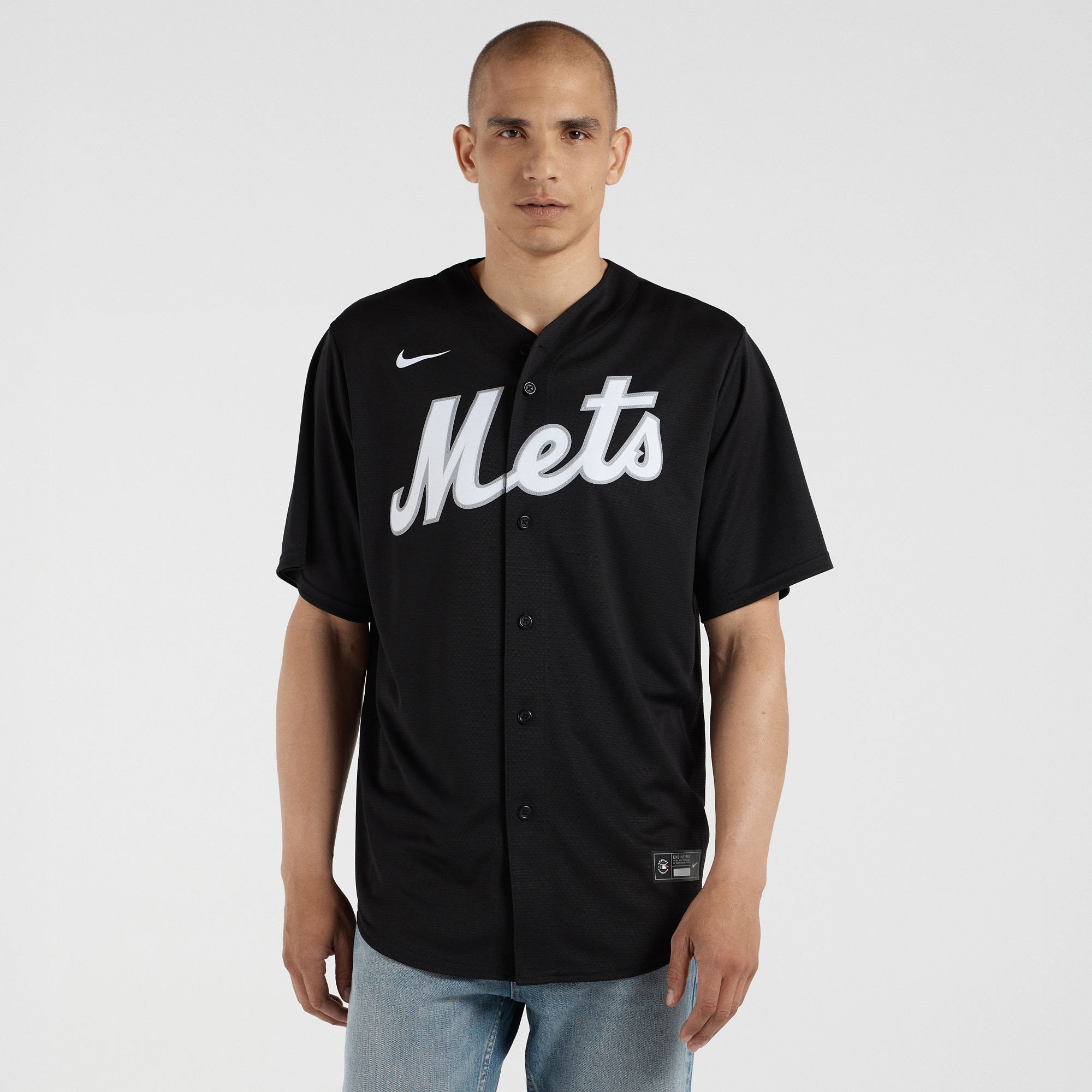 Francisco Lindor New York Mets Player Jersey - Black