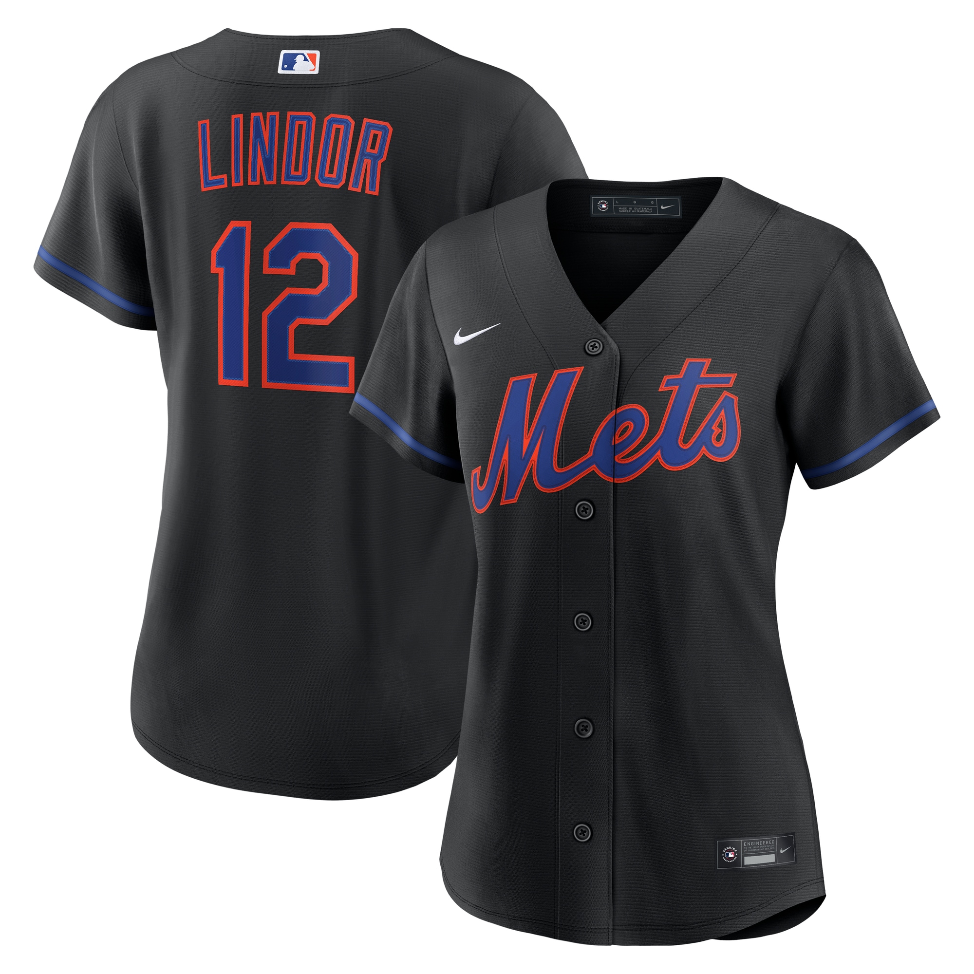Francisco Lindor New York Mets Women's Alternate Jersey