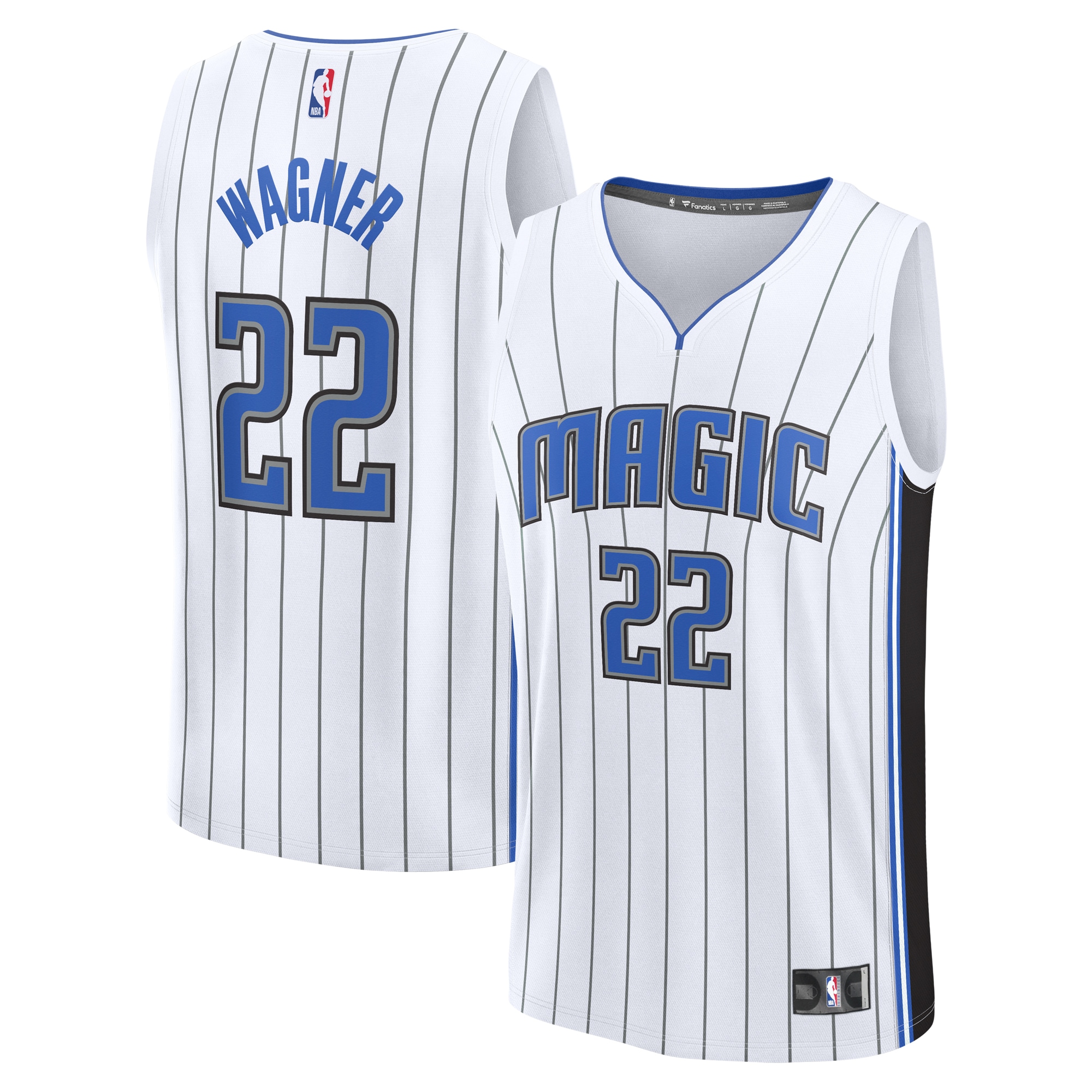 Franz Wagner Orlando Magic Fanatics Youth Fast Break Player Jersey - Association Edition - White