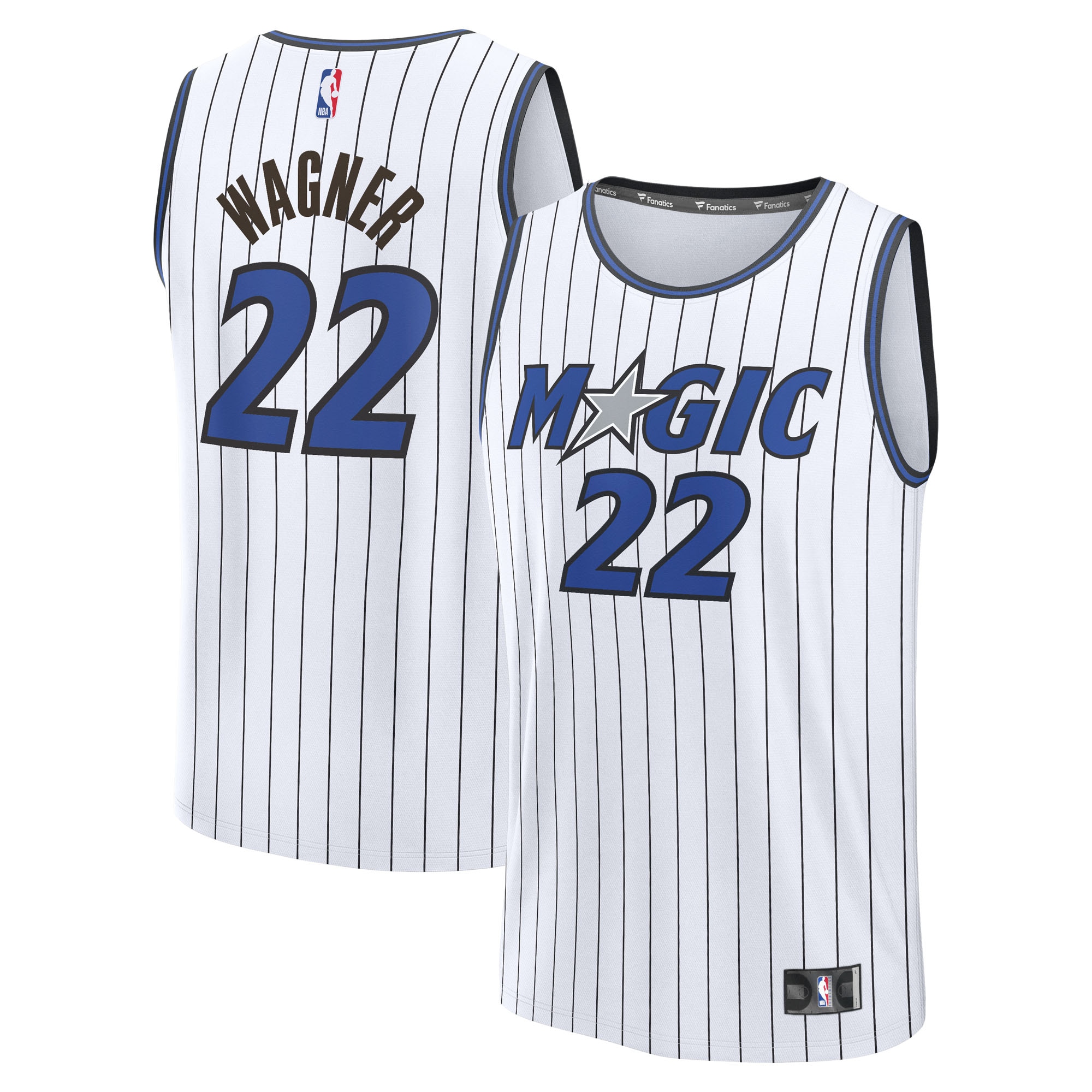 Franz Wagner Orlando Magic Fanatics Youth Fast Break Player Jersey - Association Edition - White