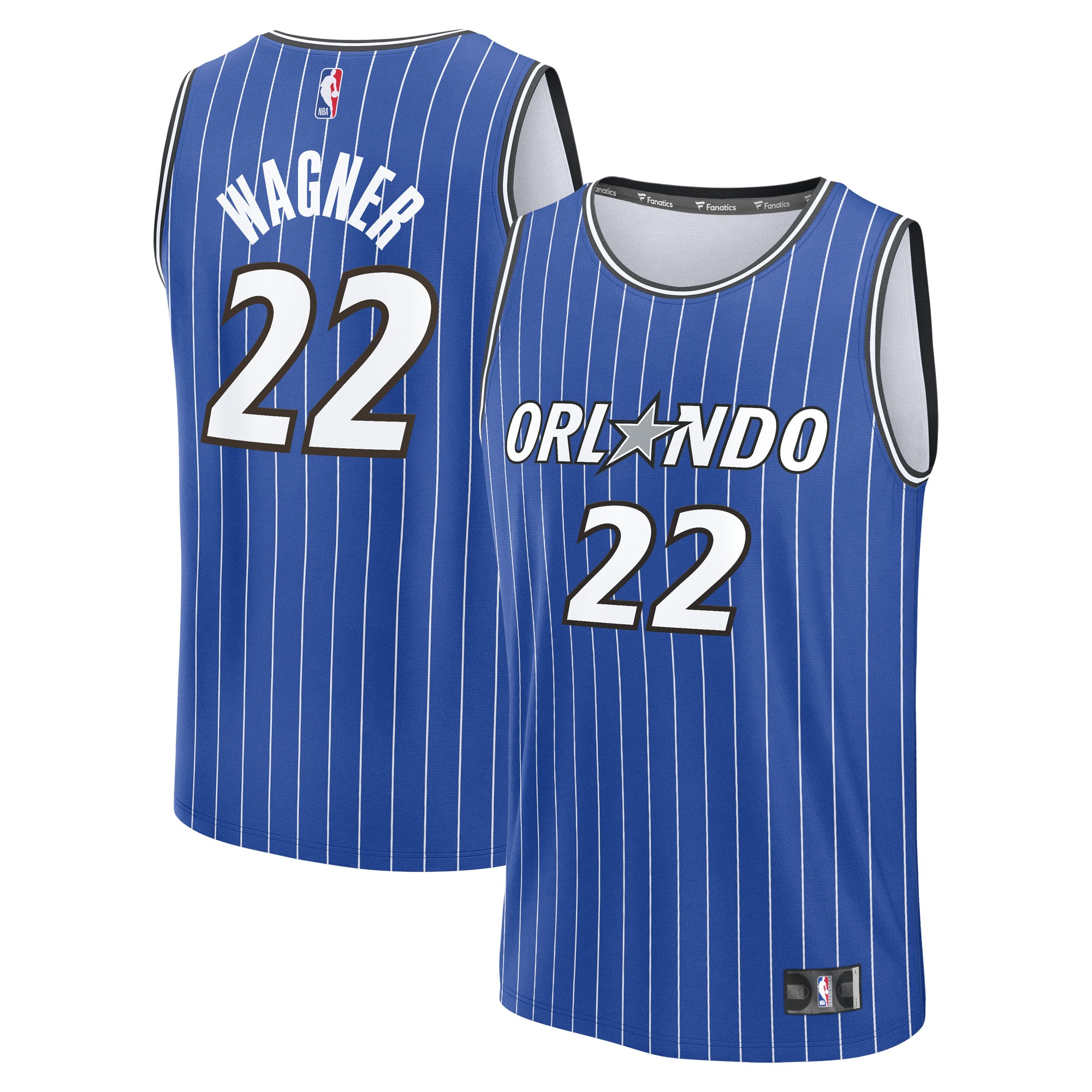 Franz Wagner Orlando Magic Fanatics Youth Fast Break Player Jersey - Icon Edition - Blue