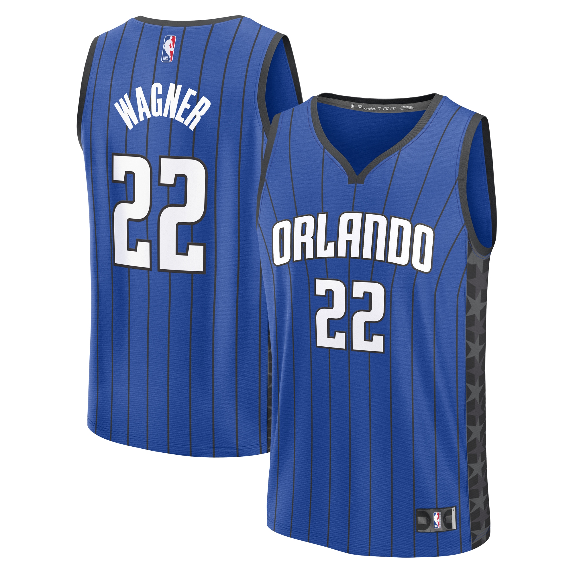 Franz Wagner Orlando Magic Fanatics Youth Fast Break Player Jersey - Statement Edition - Blue