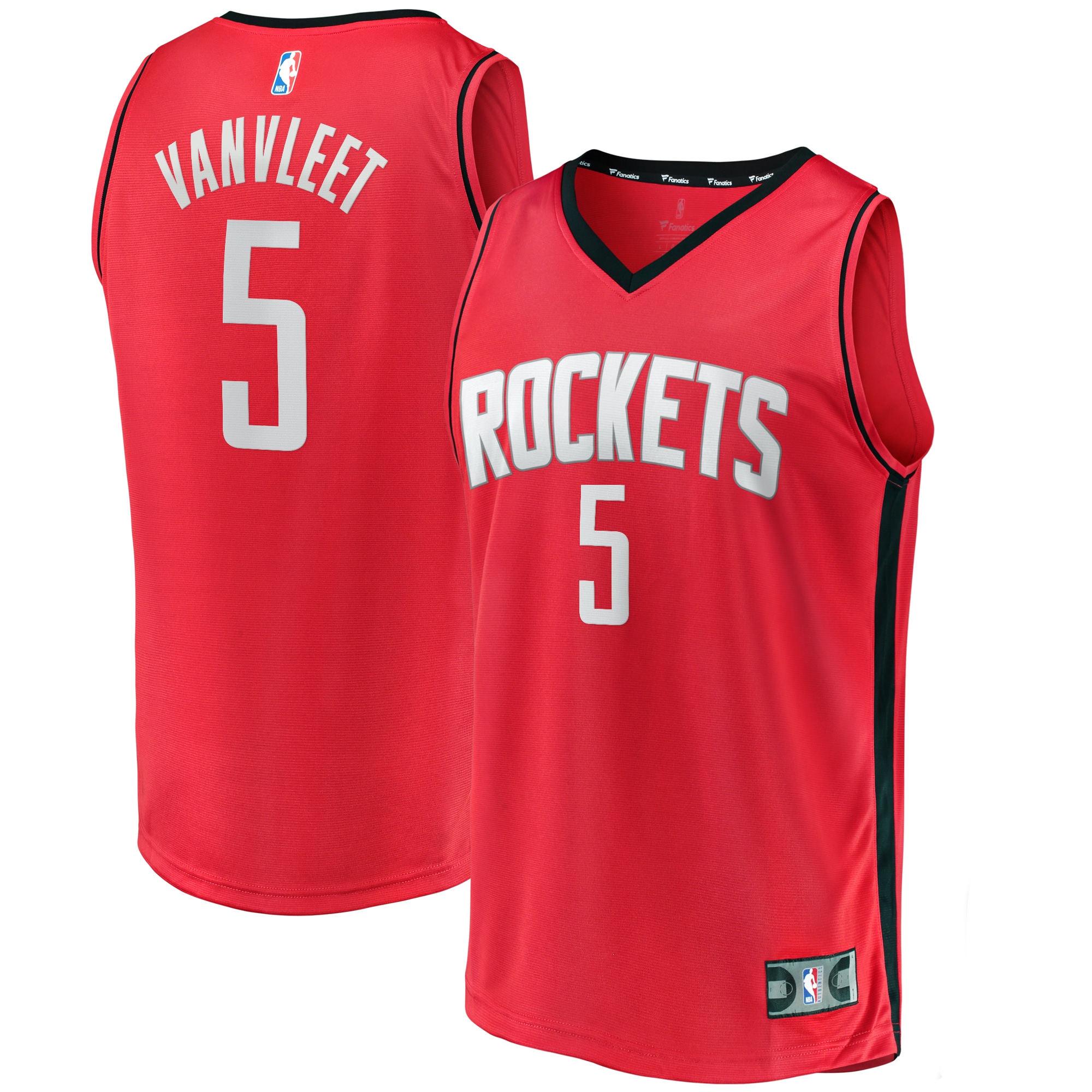 Fred VanVleet Houston Rockets Fanatics Youth Fast Break Player Jersey - Icon Edition - Red
