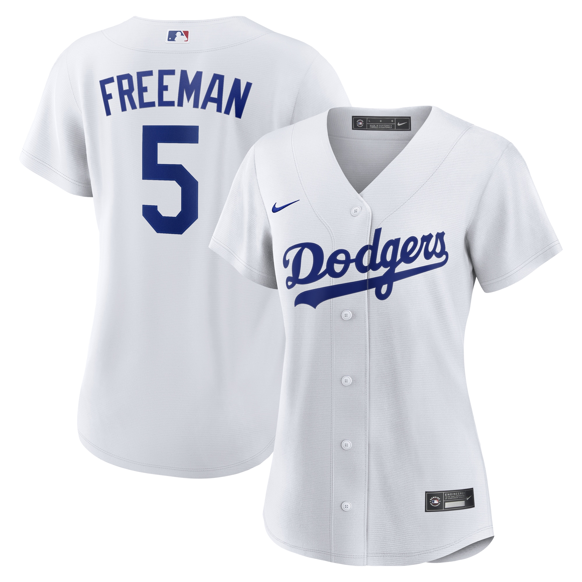 Freddie Freeman Los Angeles Dodgers Women's Home Jersey - White
