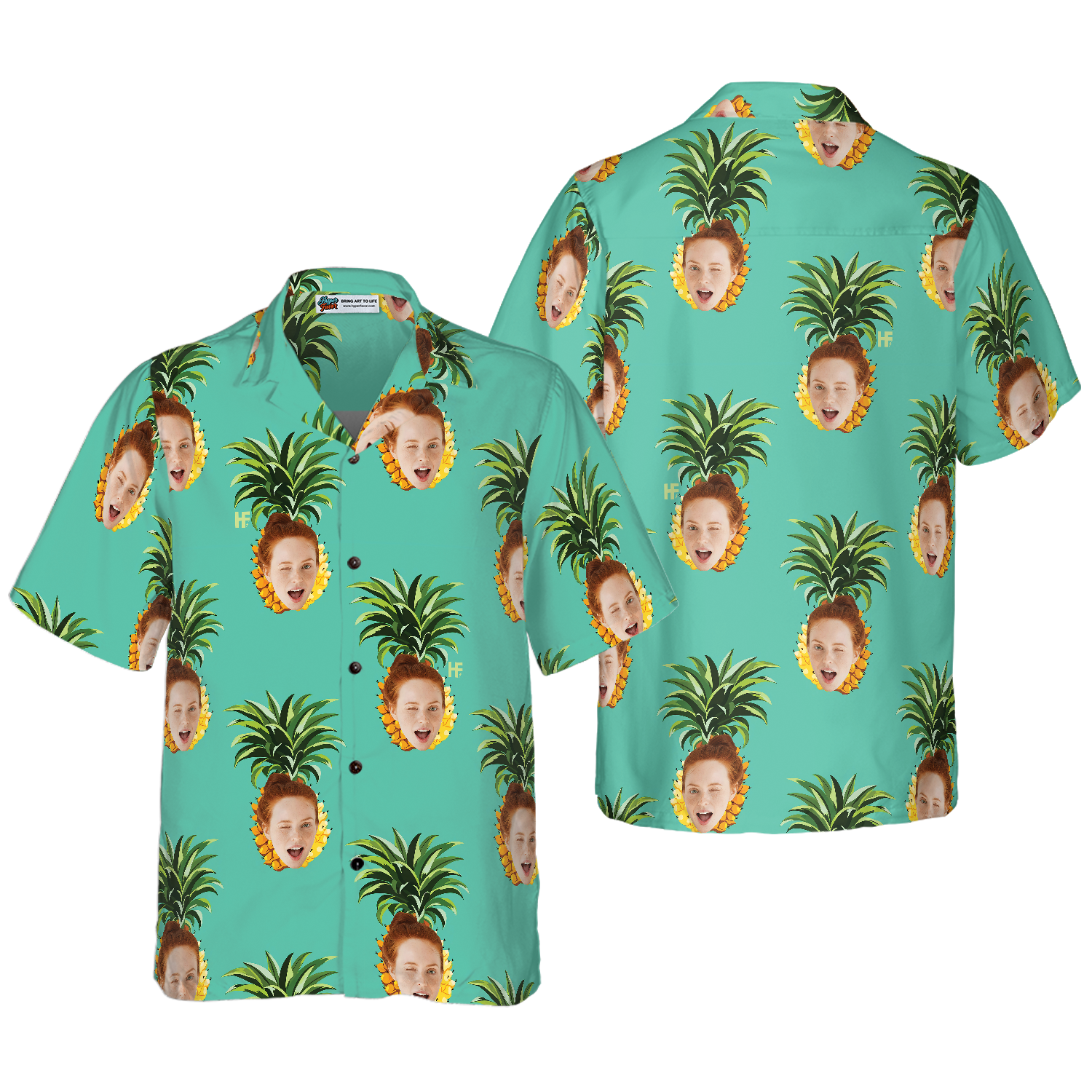 Funny Custom Face 04 Custom Hawaiian Shirt