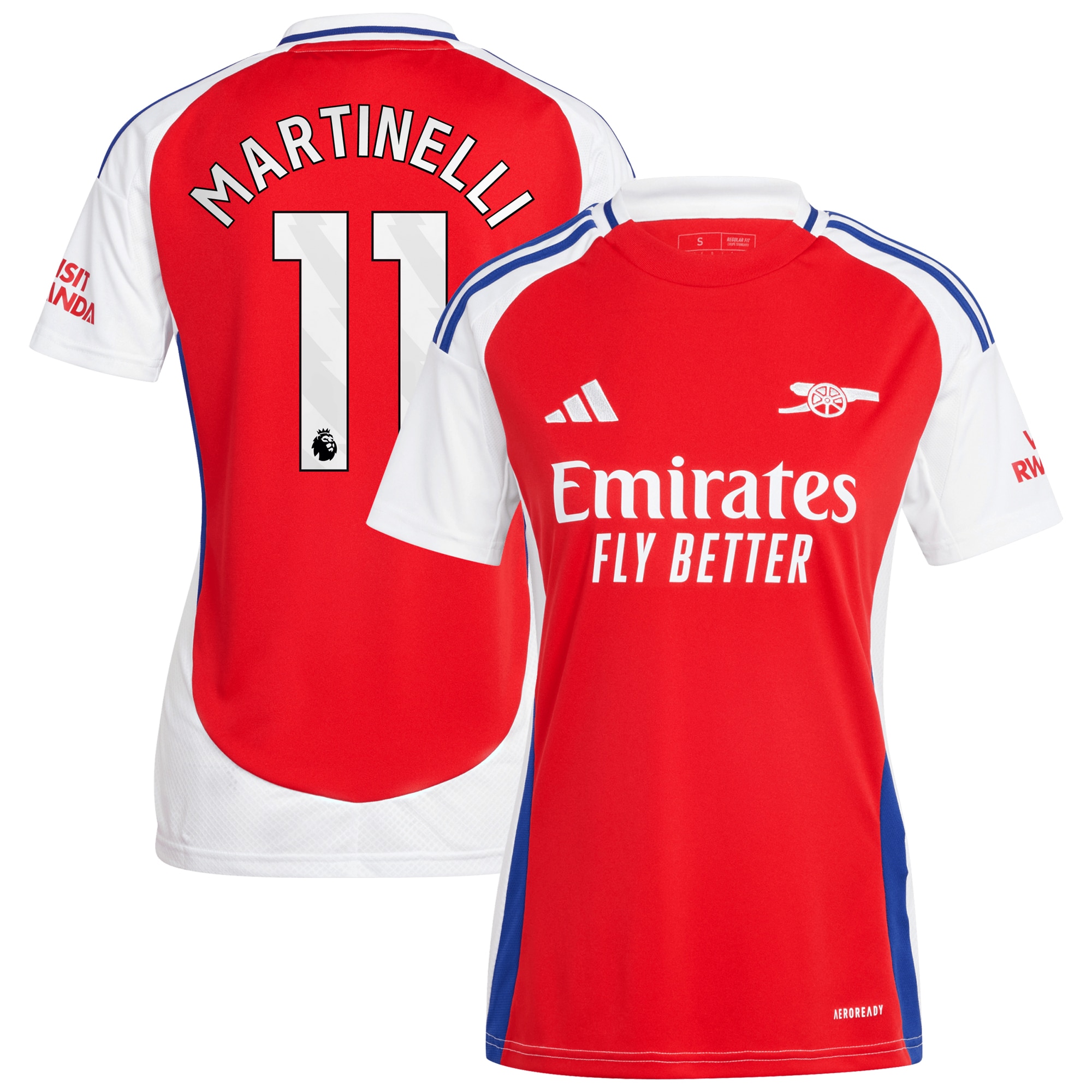 Gabriel Martinelli Arsenal Women's 2024/25 Home Player Jersey – Red