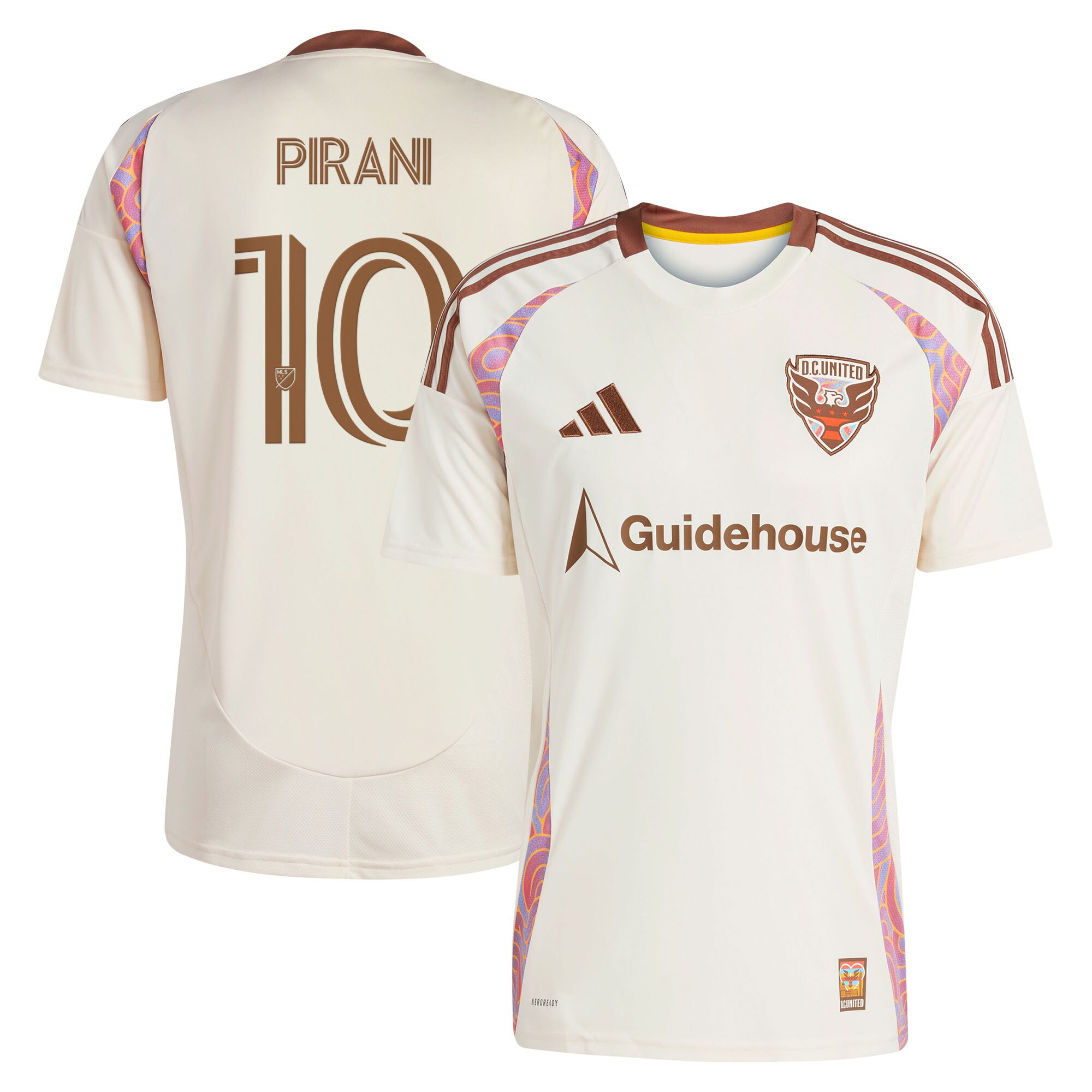 Gabriel Pirani D.C. United 2025 The Soul Kit Jersey - Natural
