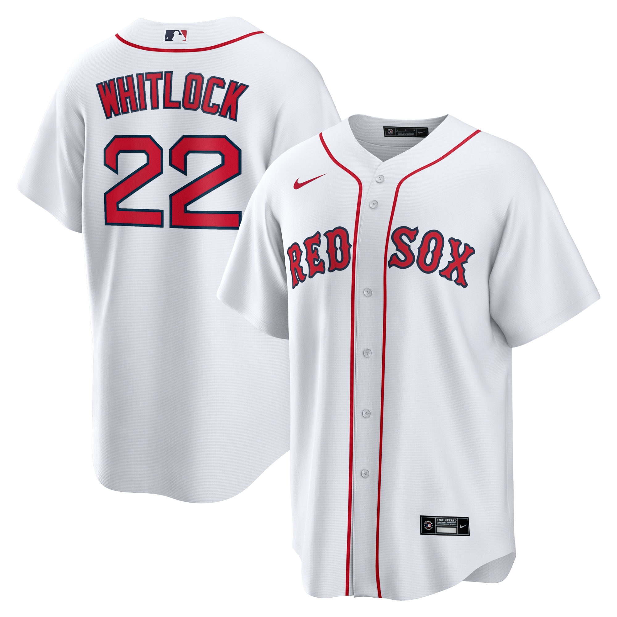 Garrett Whitlock Boston Red Sox Home Jersey - White
