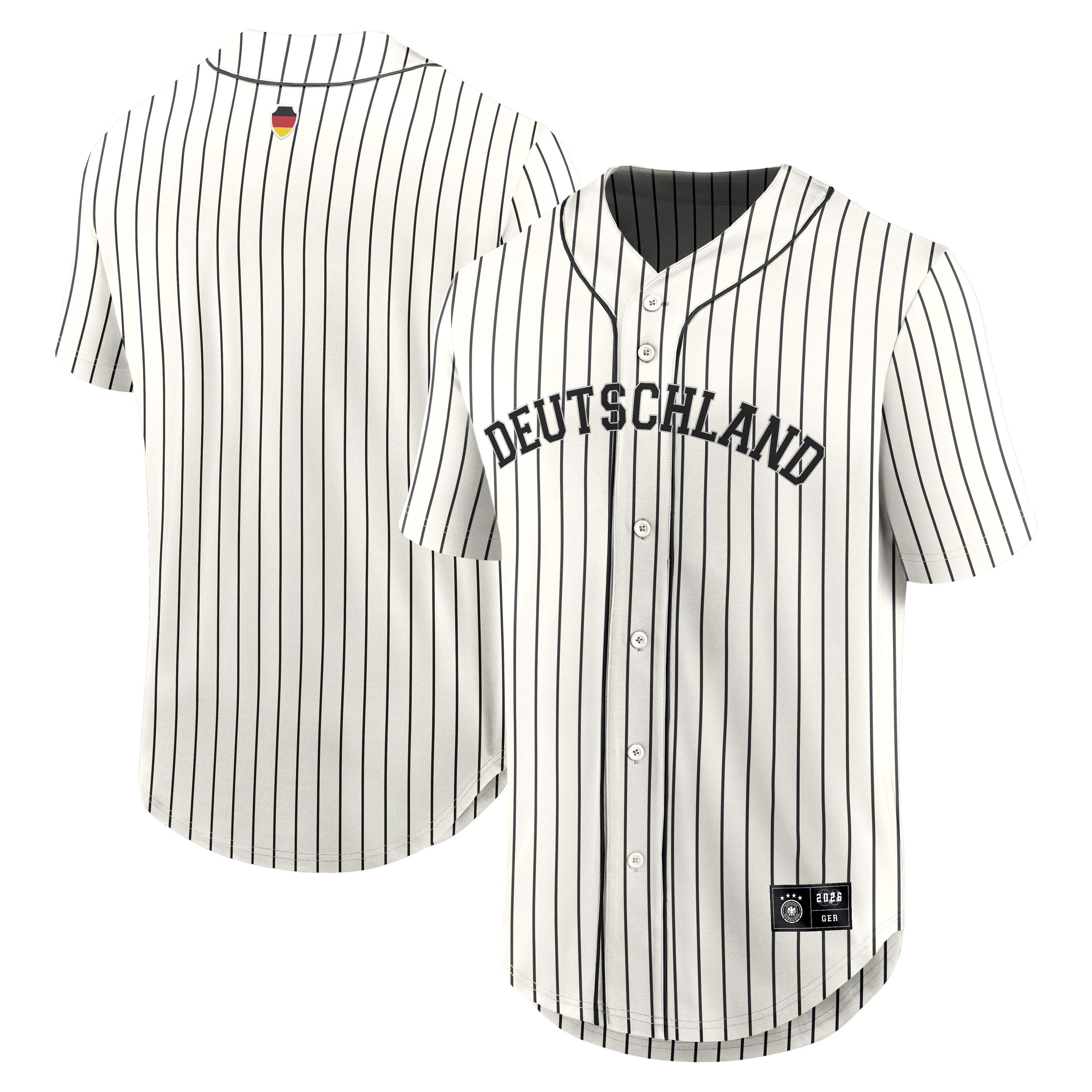 Germany National Team Fanatics Oversized Baseball Jersey - Cream