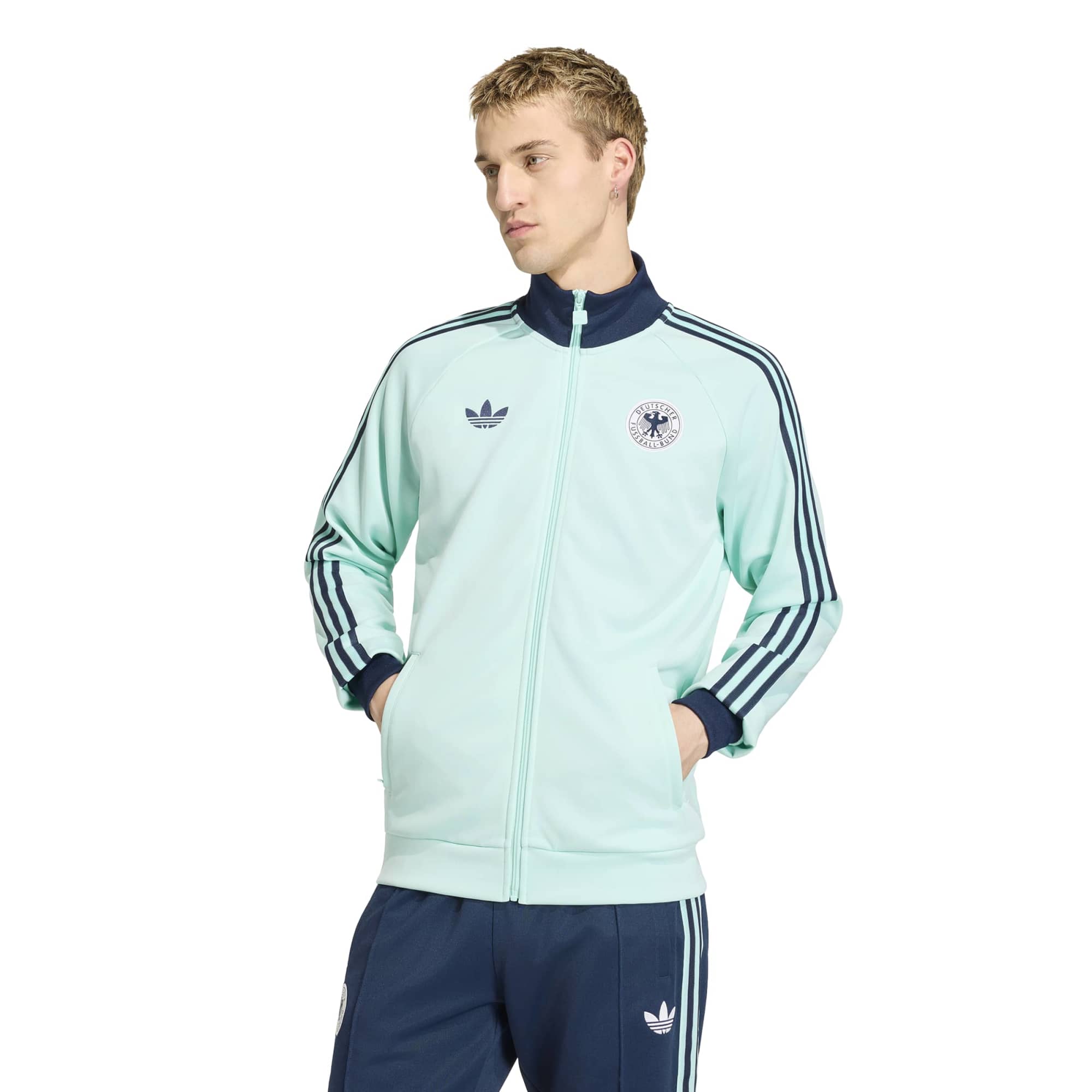 Germany National Team Originals Full-Zip Track Jacket - Turquoise