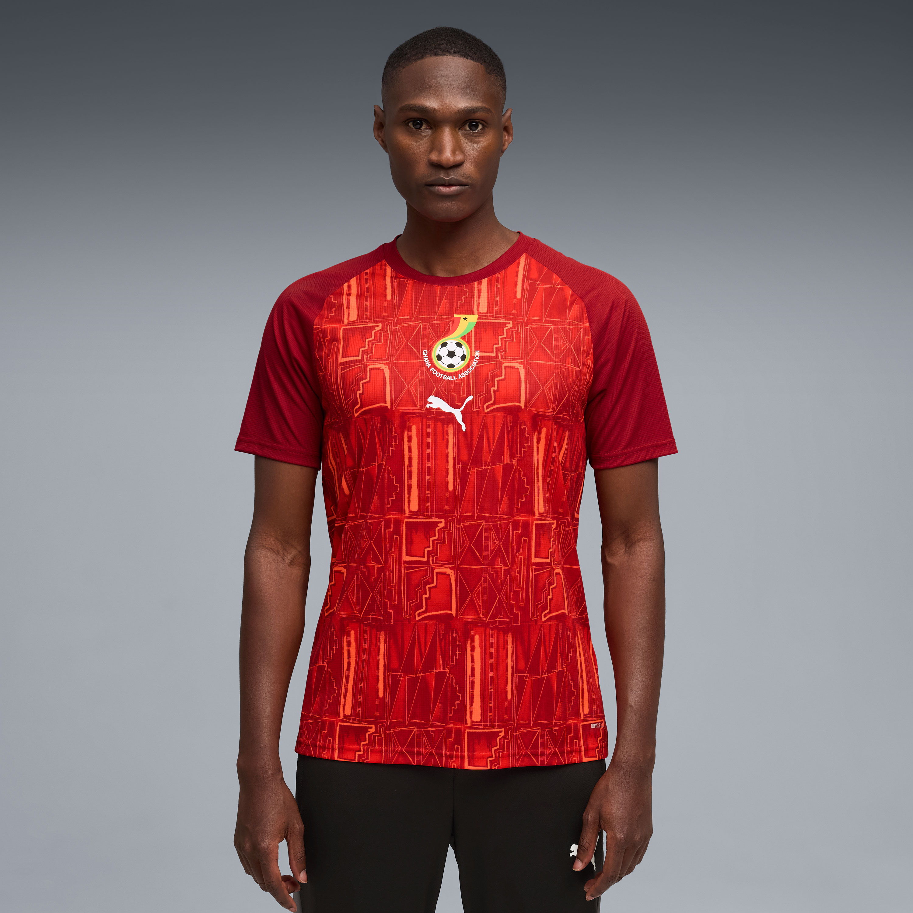 Ghana National Team Puma Pre-Match Jersey - Crimson